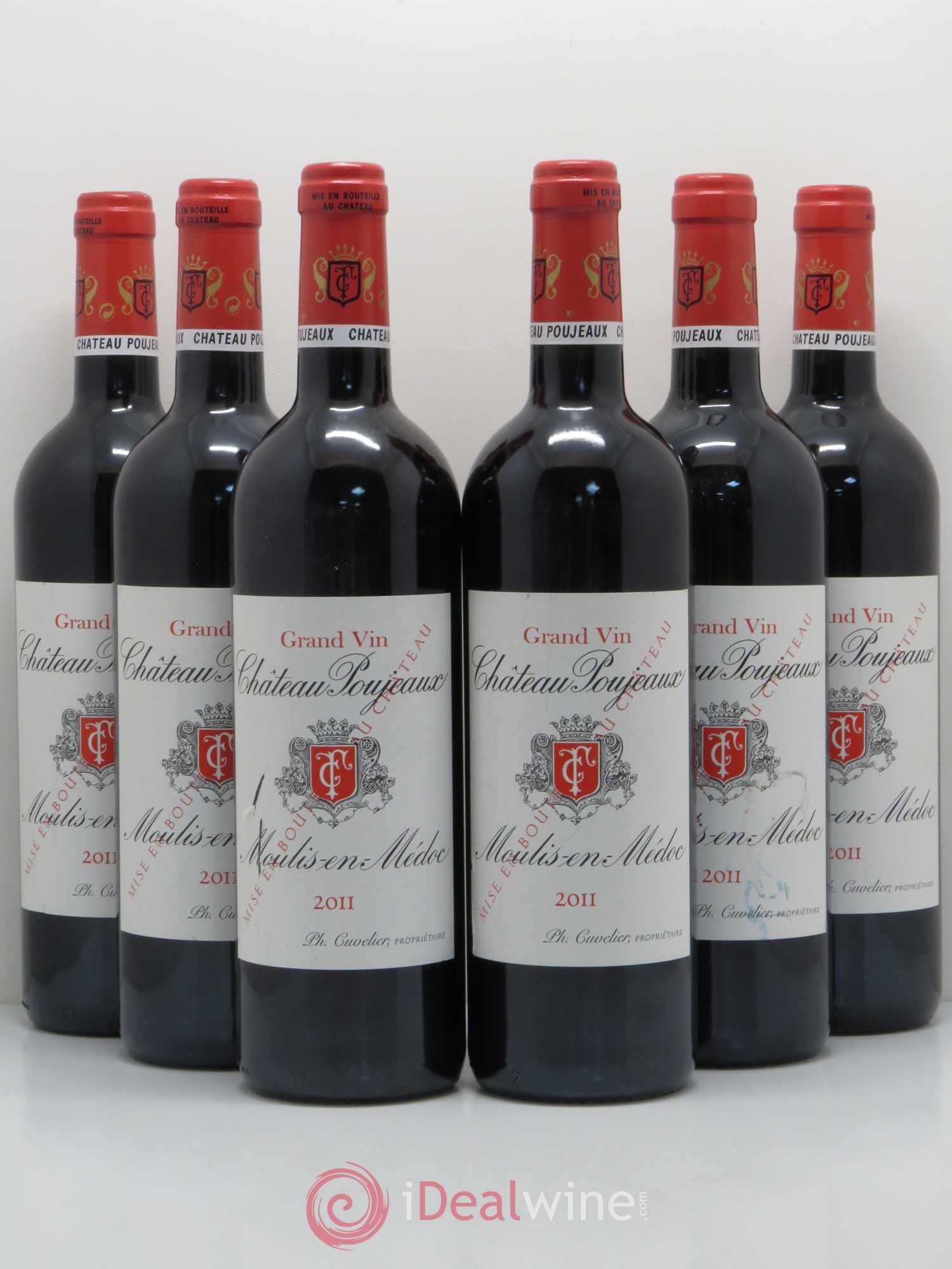 Château Poujeaux 2011 - Lot de 6 bouteilles - 0