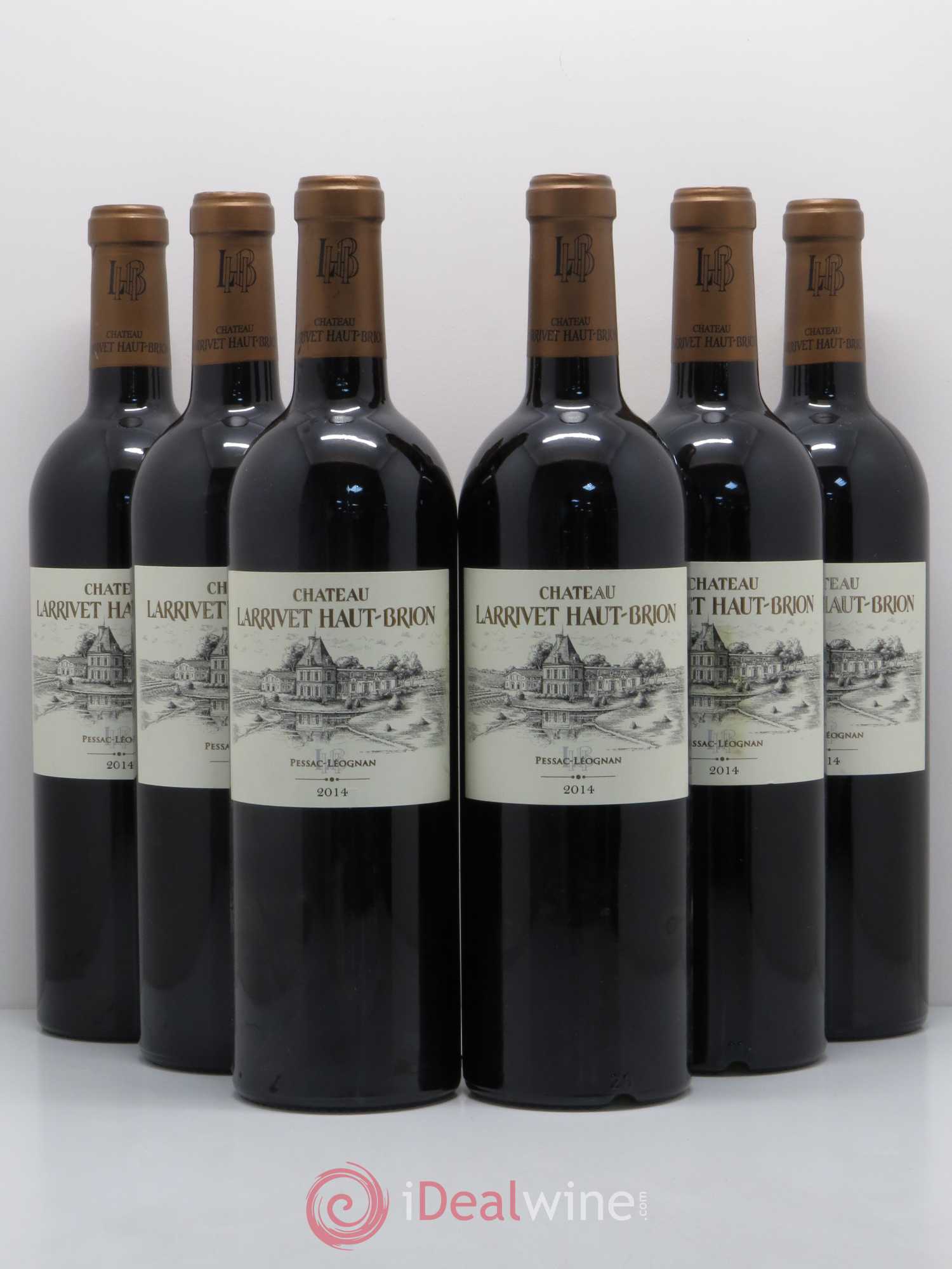 Château Larrivet Haut-Brion 2014 - Lot de 6 bouteilles - 0
