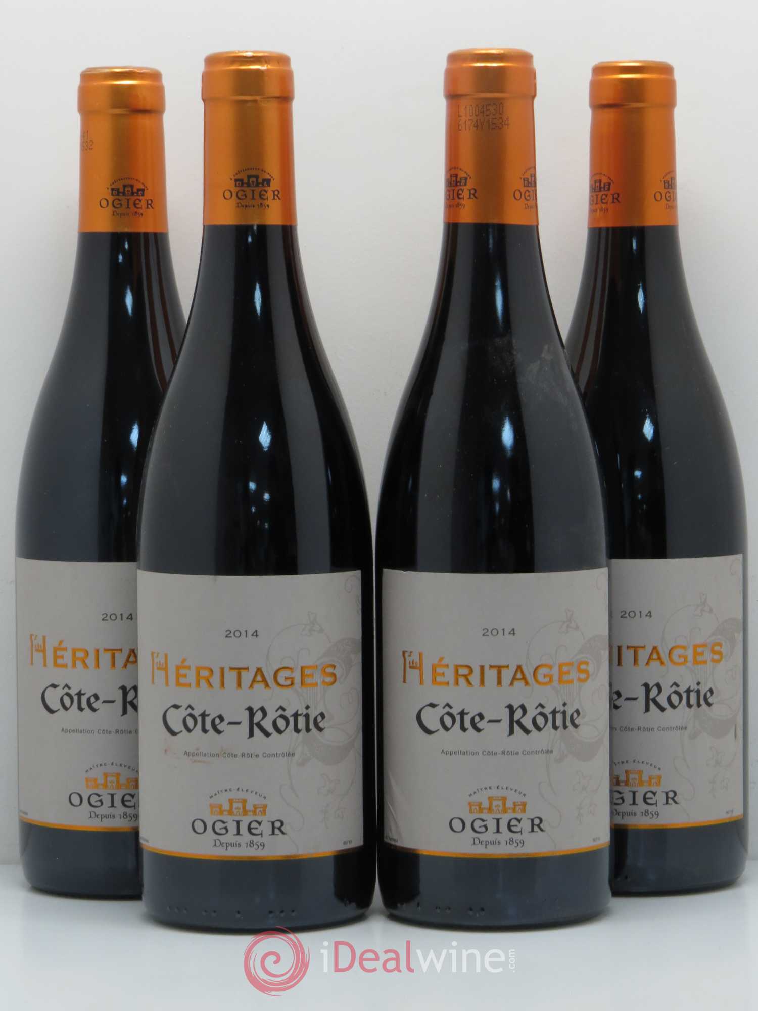Côte-Rôtie Héritages Ogier 2014 - Lot de 4 bouteilles - 0
