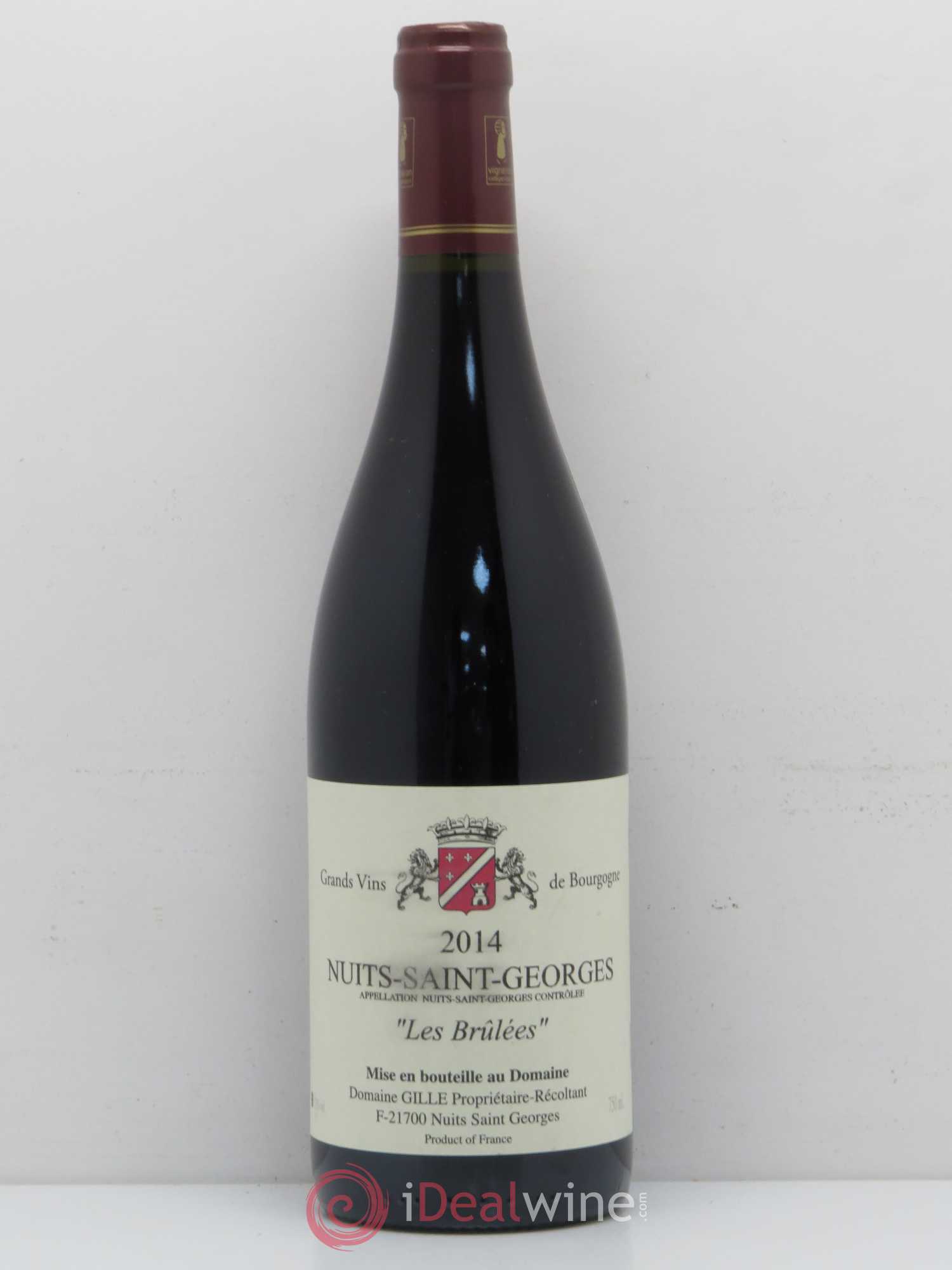 Nuits-Saint-Georges 1er Cru Les Brûlees Gille 2014 - Posten von 1 Flasche - 0
