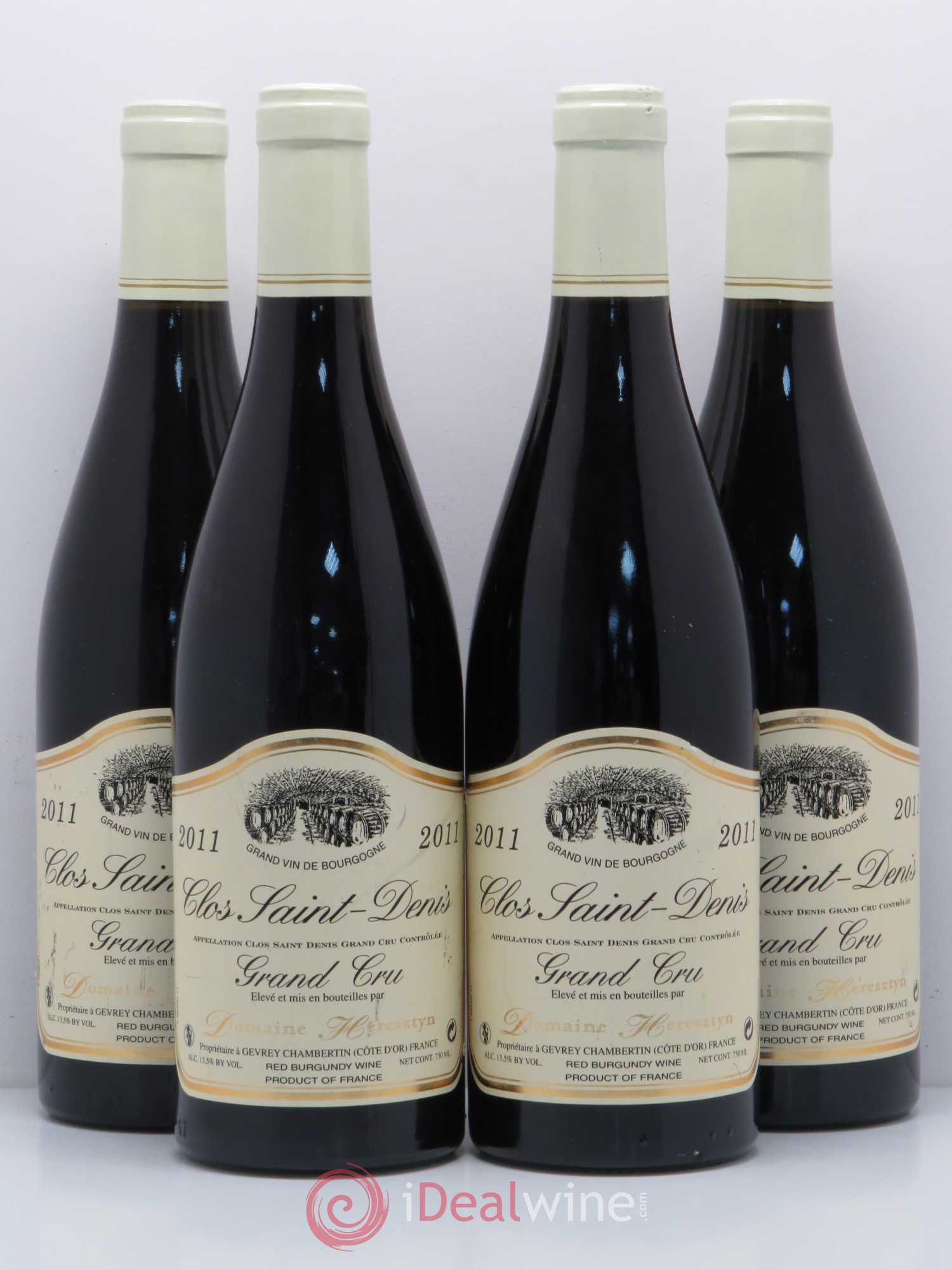 Clos Saint-Denis Grand Cru Domaine Heresztyn Mazzini 2011 - Posten von 4 Flaschen - 0