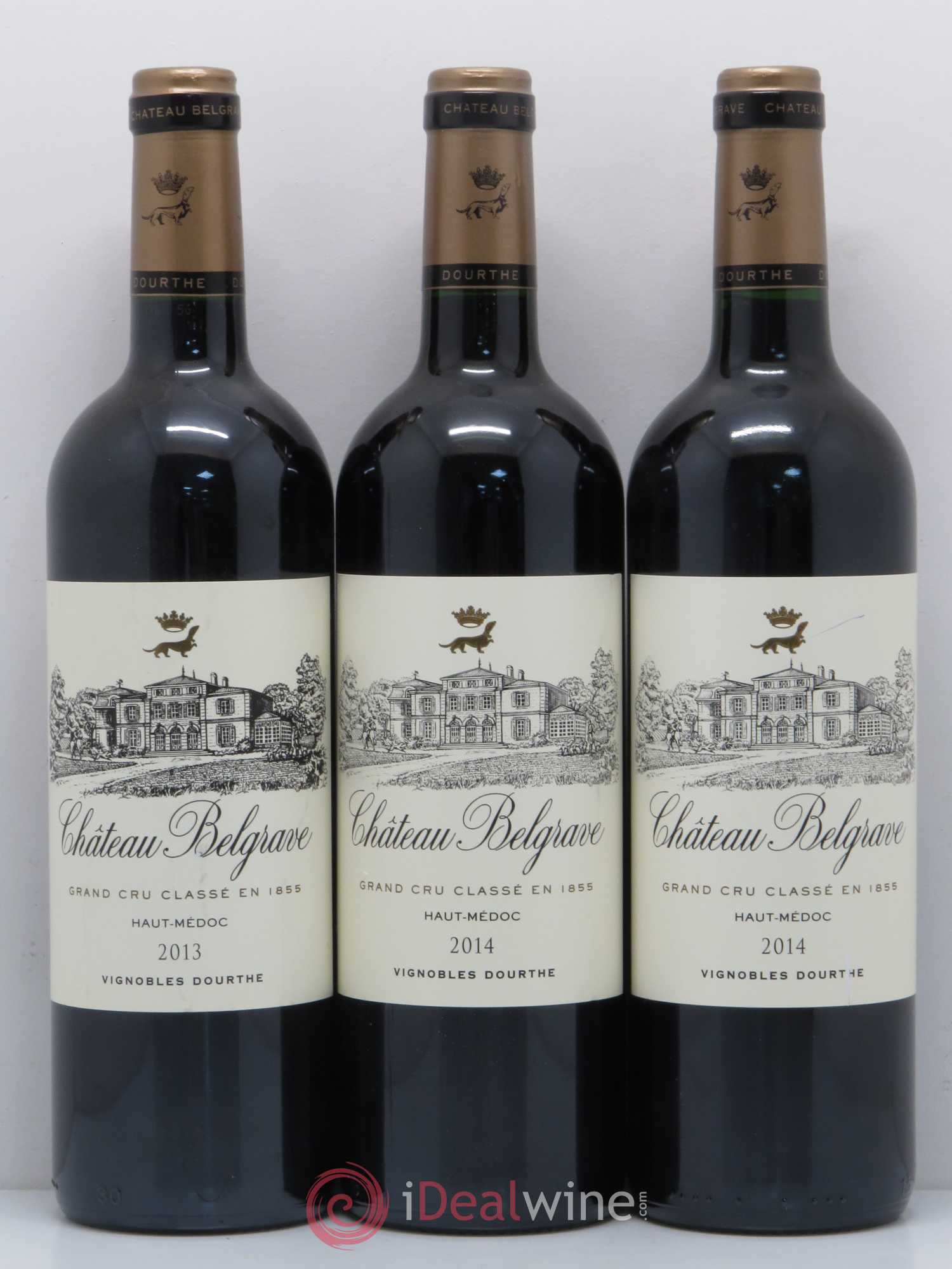 Château Belgrave 5ème Grand Cru Classé 2014 - Lot de 3 bouteilles - 0