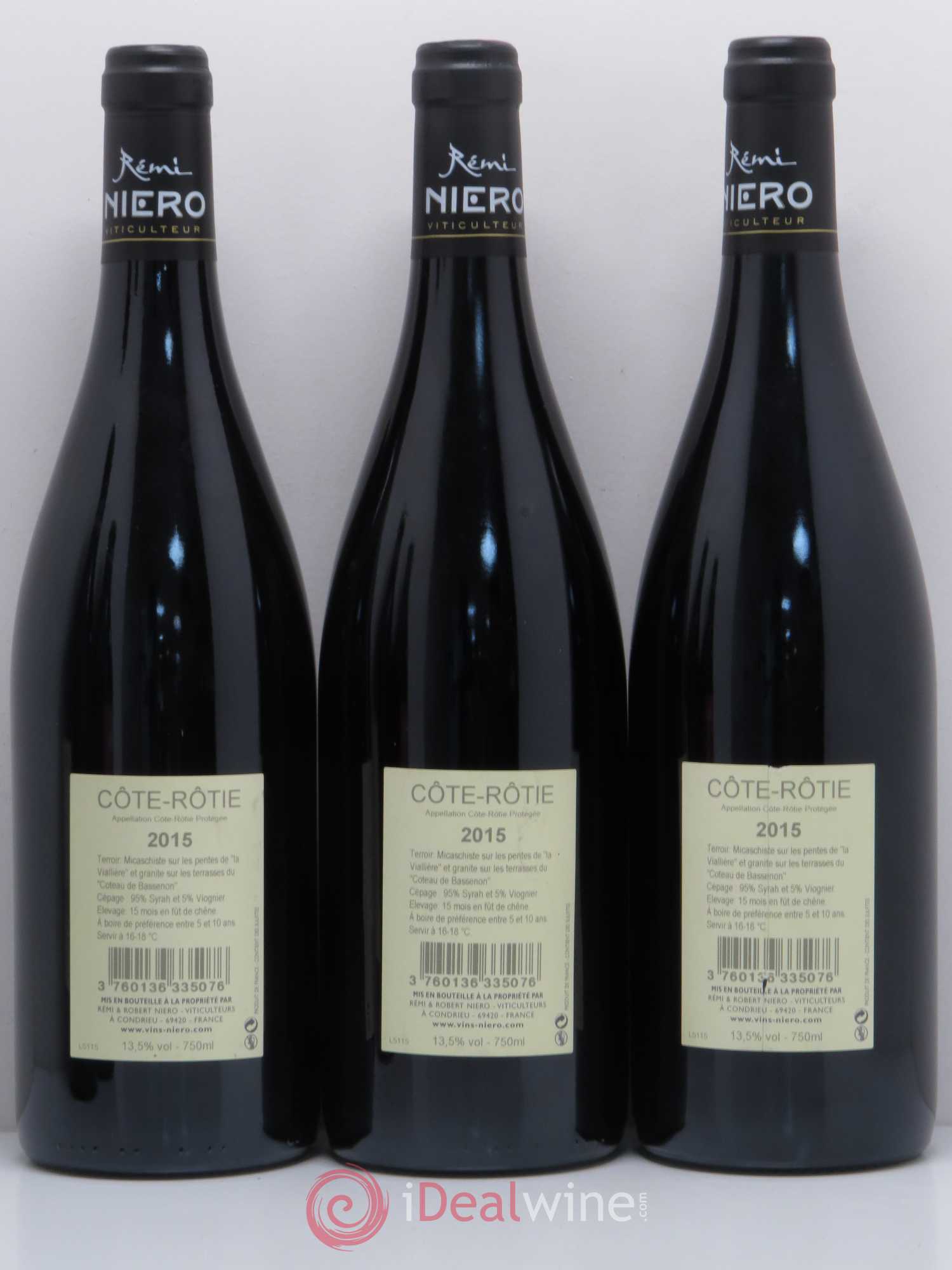 Côte-Rôtie Remi Niero 2015 - Lot de 5 bouteilles - 2