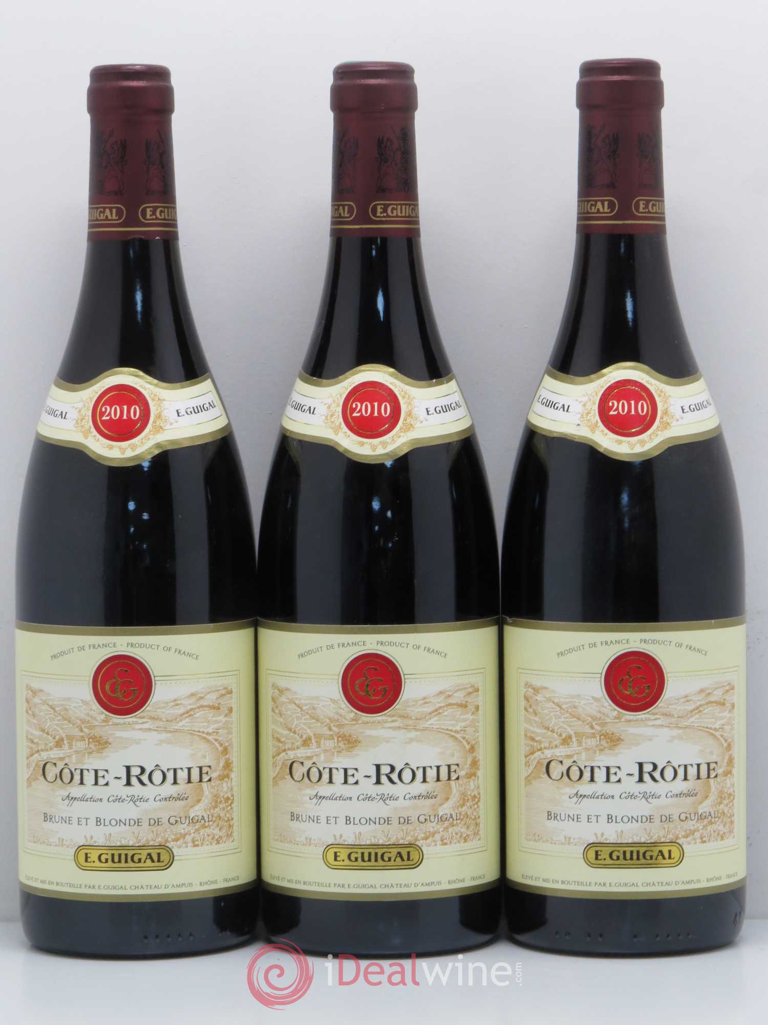 Côte-Rôtie Côtes Brune et Blonde Guigal 2010 - Lot de 11 bouteilles - 1