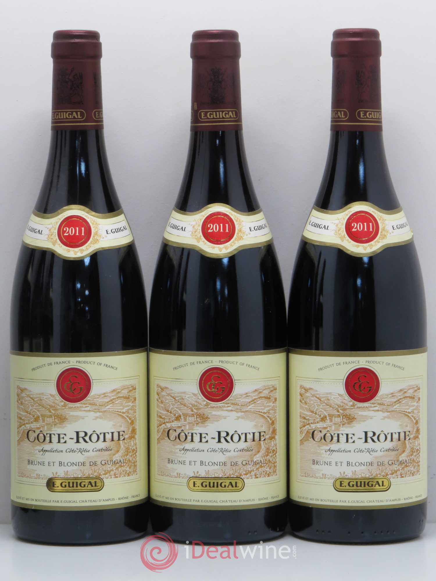 Côte-Rôtie Côtes Brune et Blonde Guigal 2011 - Lot de 6 bouteilles - 1