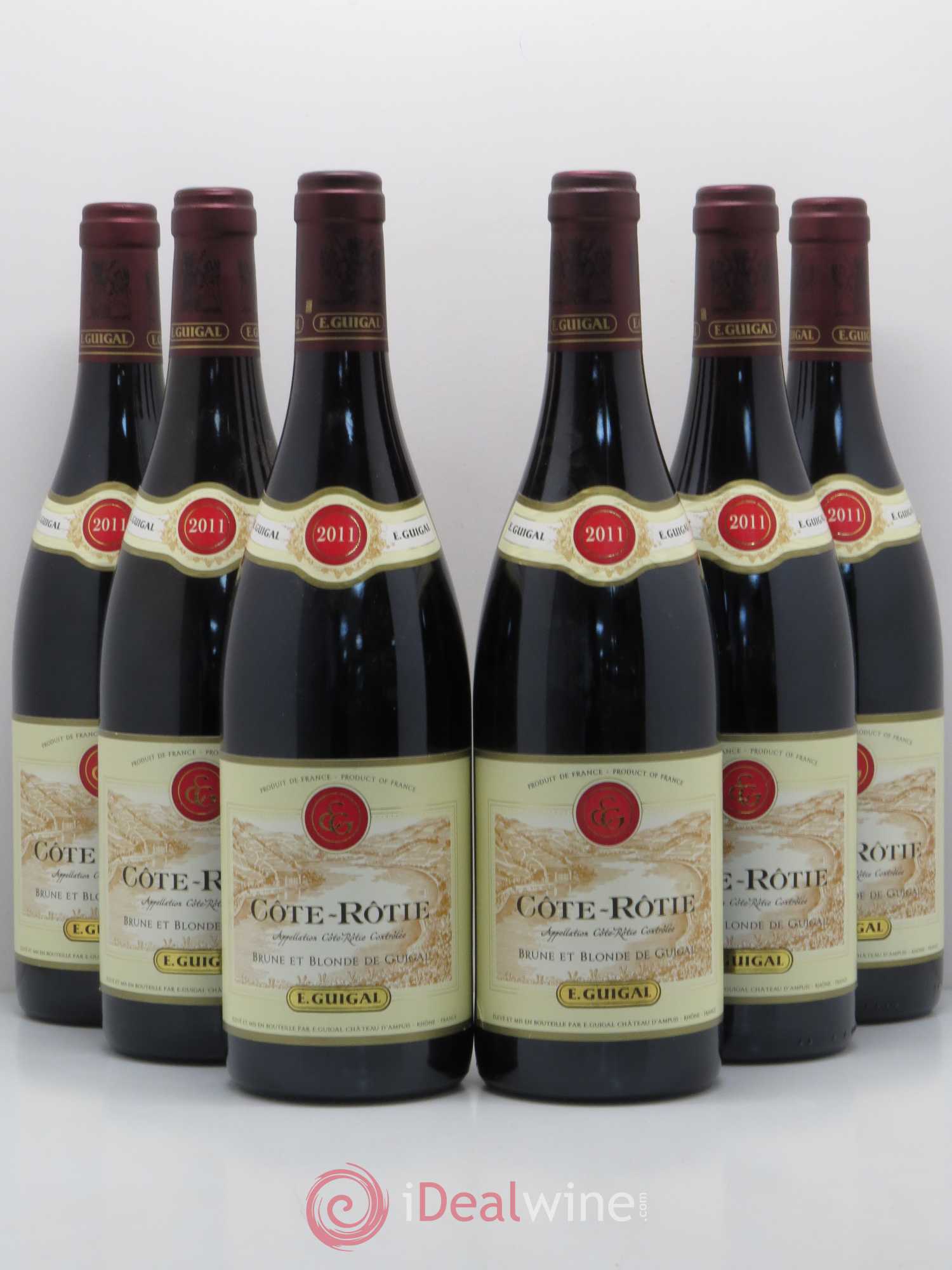 Côte-Rôtie Côtes Brune et Blonde Guigal 2011 - Lot de 6 bouteilles - 0