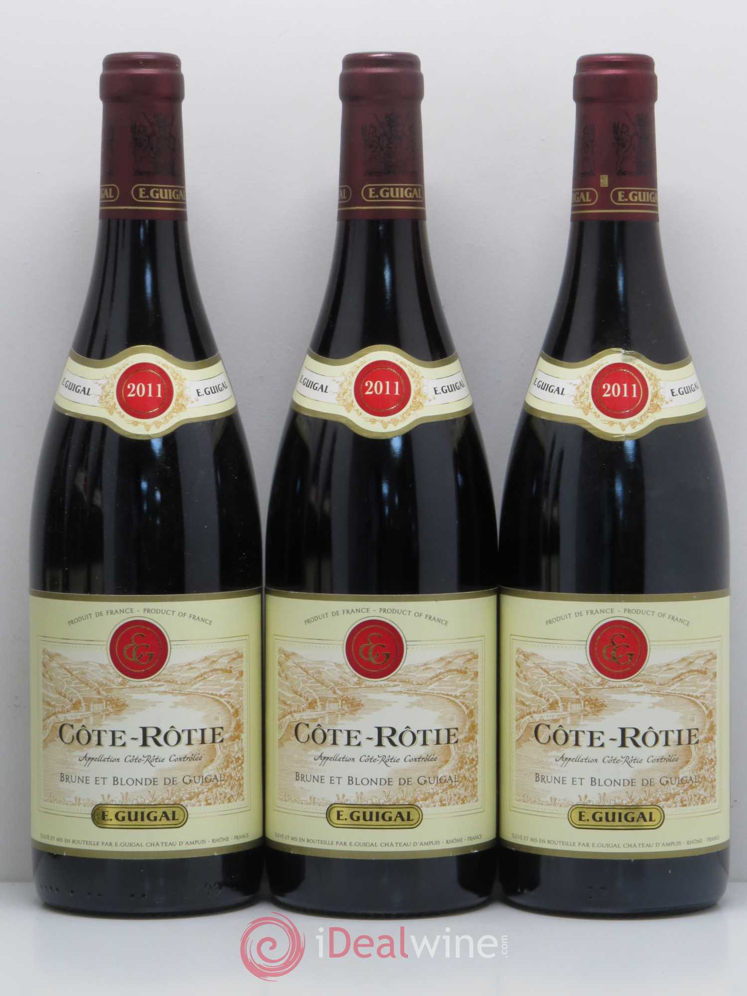 Côte-Rôtie Côtes Brune et Blonde Guigal 2011 - Lot de 6 bouteilles - 1