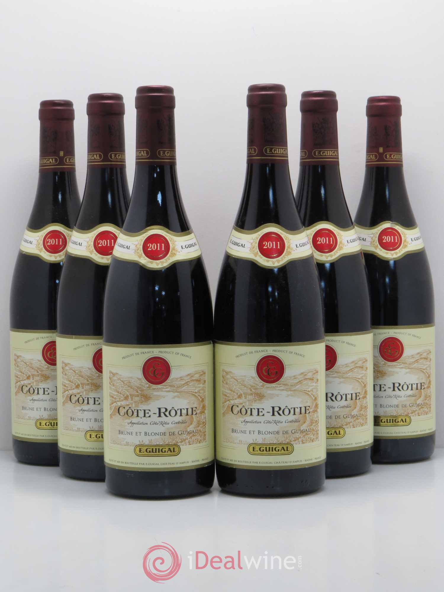 Côte-Rôtie Côtes Brune et Blonde Guigal 2011 - Lot de 6 bouteilles - 0