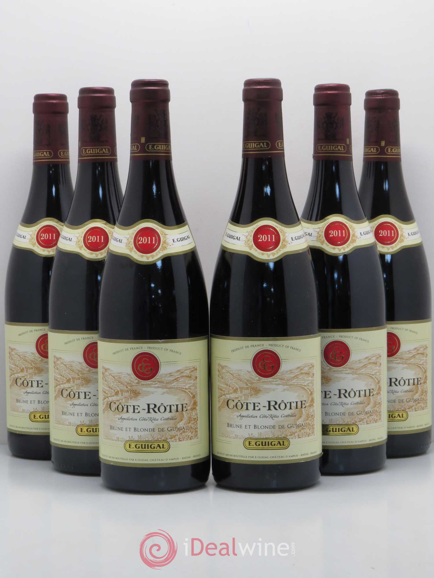 Côte-Rôtie Côtes Brune et Blonde Guigal 2011 - Lot de 6 bouteilles - 0