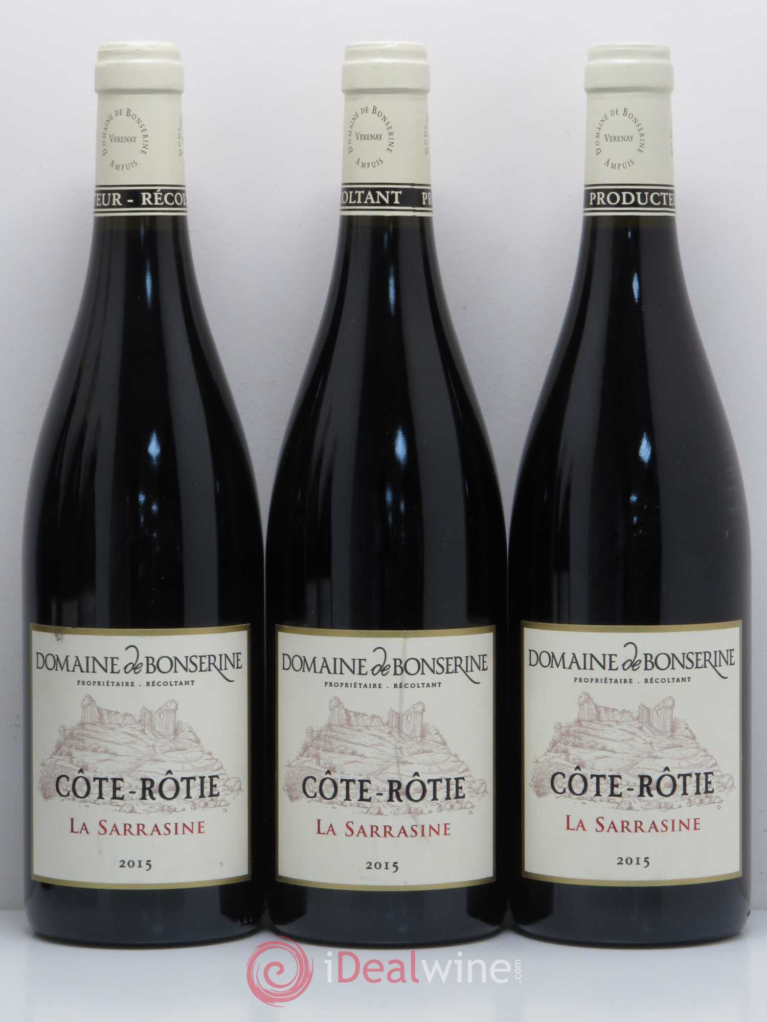 Côte-Rôtie La Sarrasine Bonserine (Domaine de) 2015 - Lot de 6 bouteilles - 1