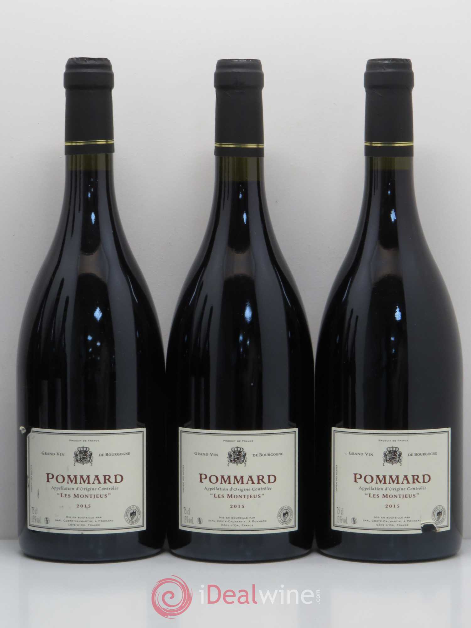 Pommard 1er Cru Les Montjeus Coste Caumartin 2015 - Lot de 6 bouteilles - 1