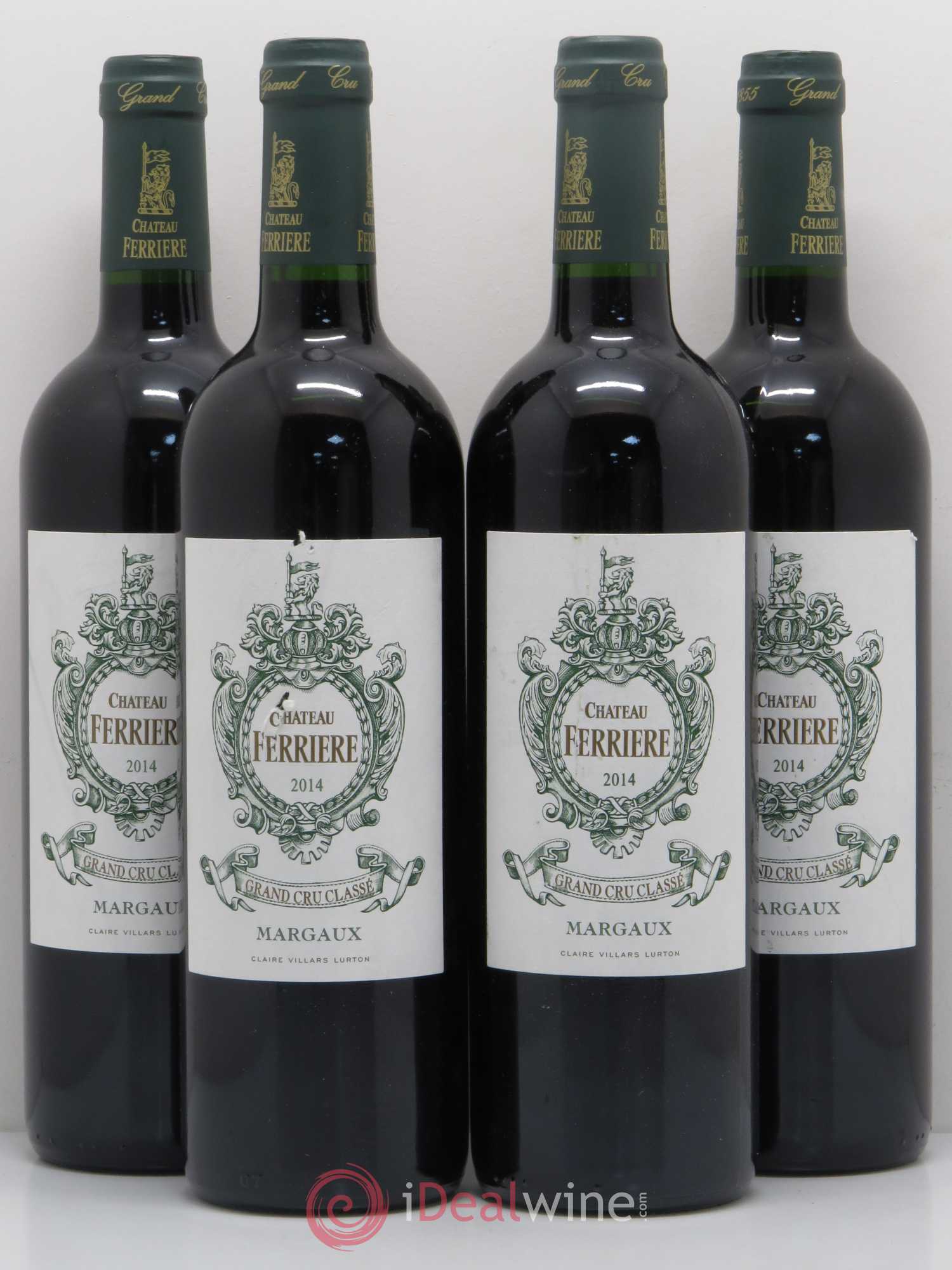 Château Ferrière 3ème Grand Cru Classé 2014 - Lot de 4 bouteilles - 0