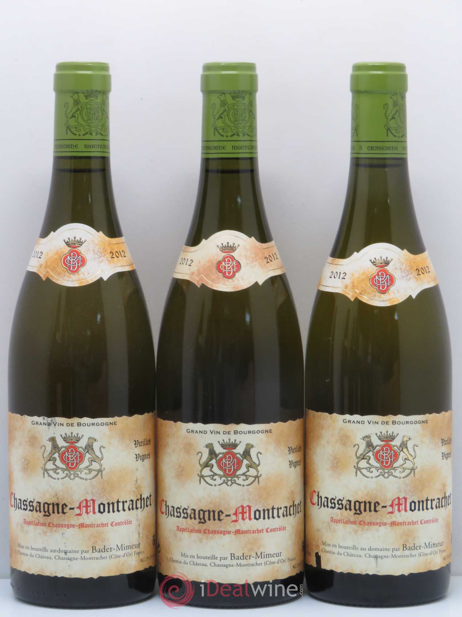 Chassagne-Montrachet Vieilles Vignes Bader-Mimeur 2012 - Posten von 6 Flaschen - 1