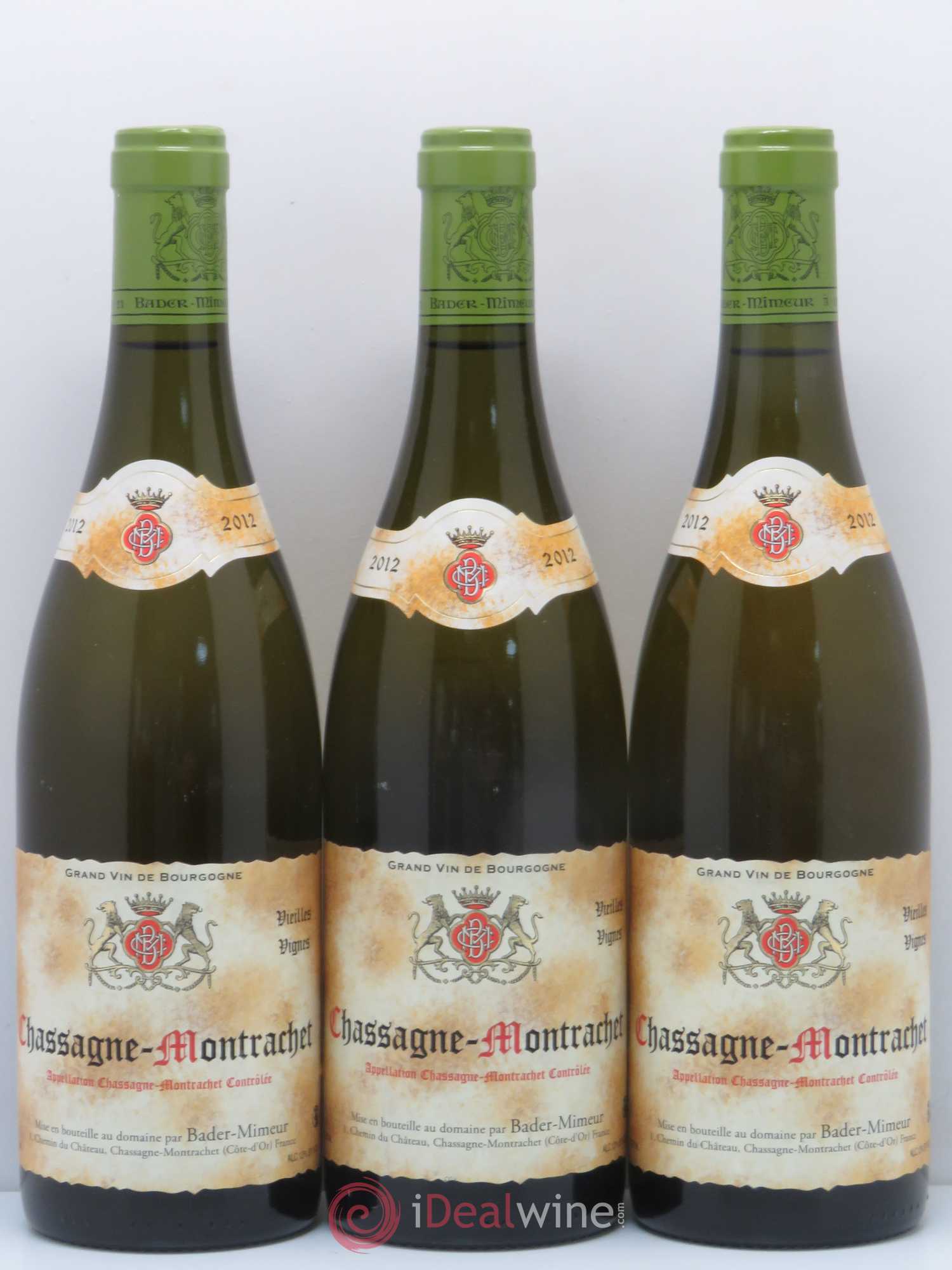 Chassagne-Montrachet Vieilles Vignes Bader-Mimeur 2012 - Posten von 6 Flaschen - 2