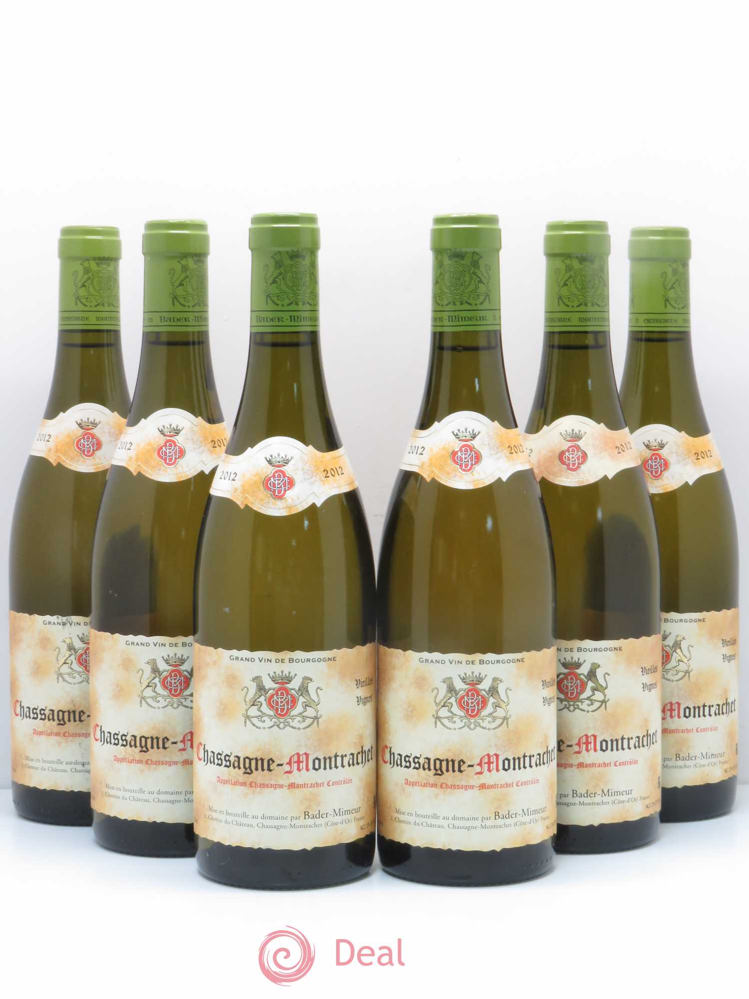 Chassagne-Montrachet Vieilles Vignes Bader-Mimeur 2012 - Posten von 6 Flaschen - 0
