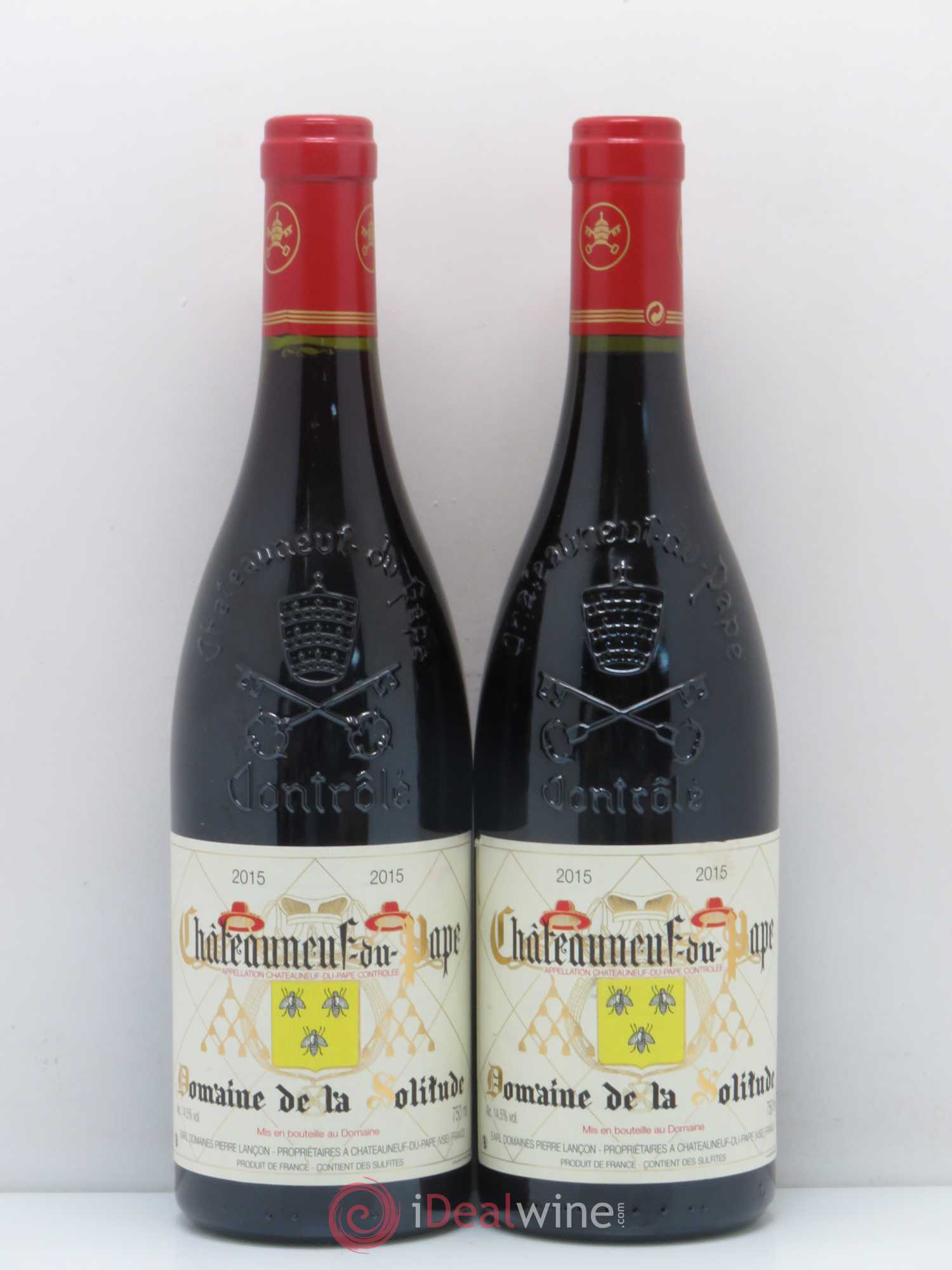 Châteauneuf-du-Pape Domaine de la solitude 2015 - Posten von 2 Flaschen - 0