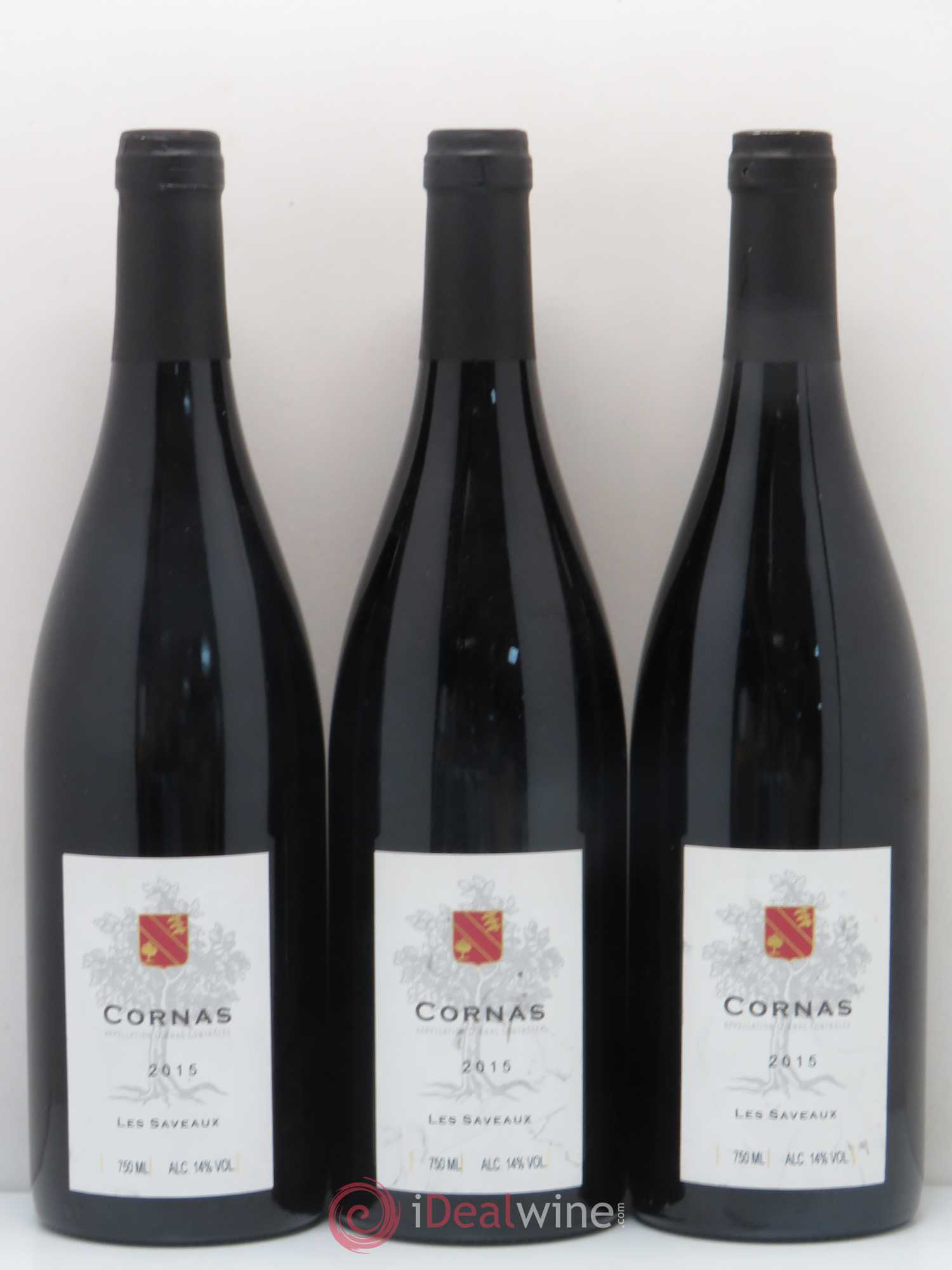 Cornas Les Saveaux Courbis 2015 - Posten von 3 Flaschen - 0