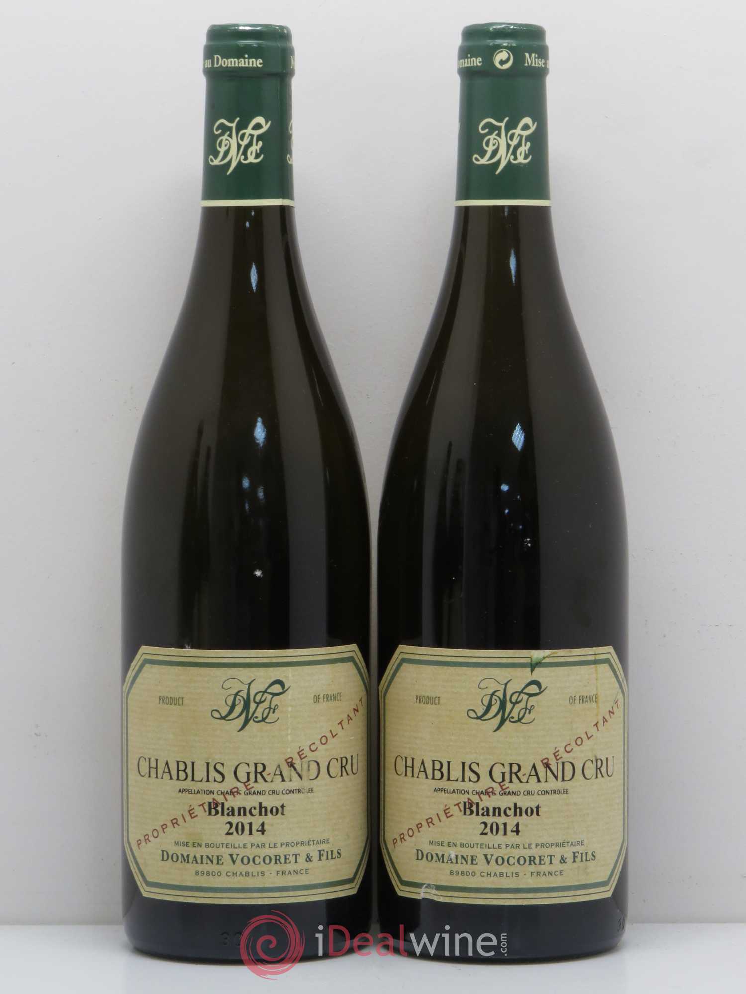 Chablis Grand Cru Blanchot Domaine Vocoret & Fils 2014 - Lot de 4 bouteilles - 1