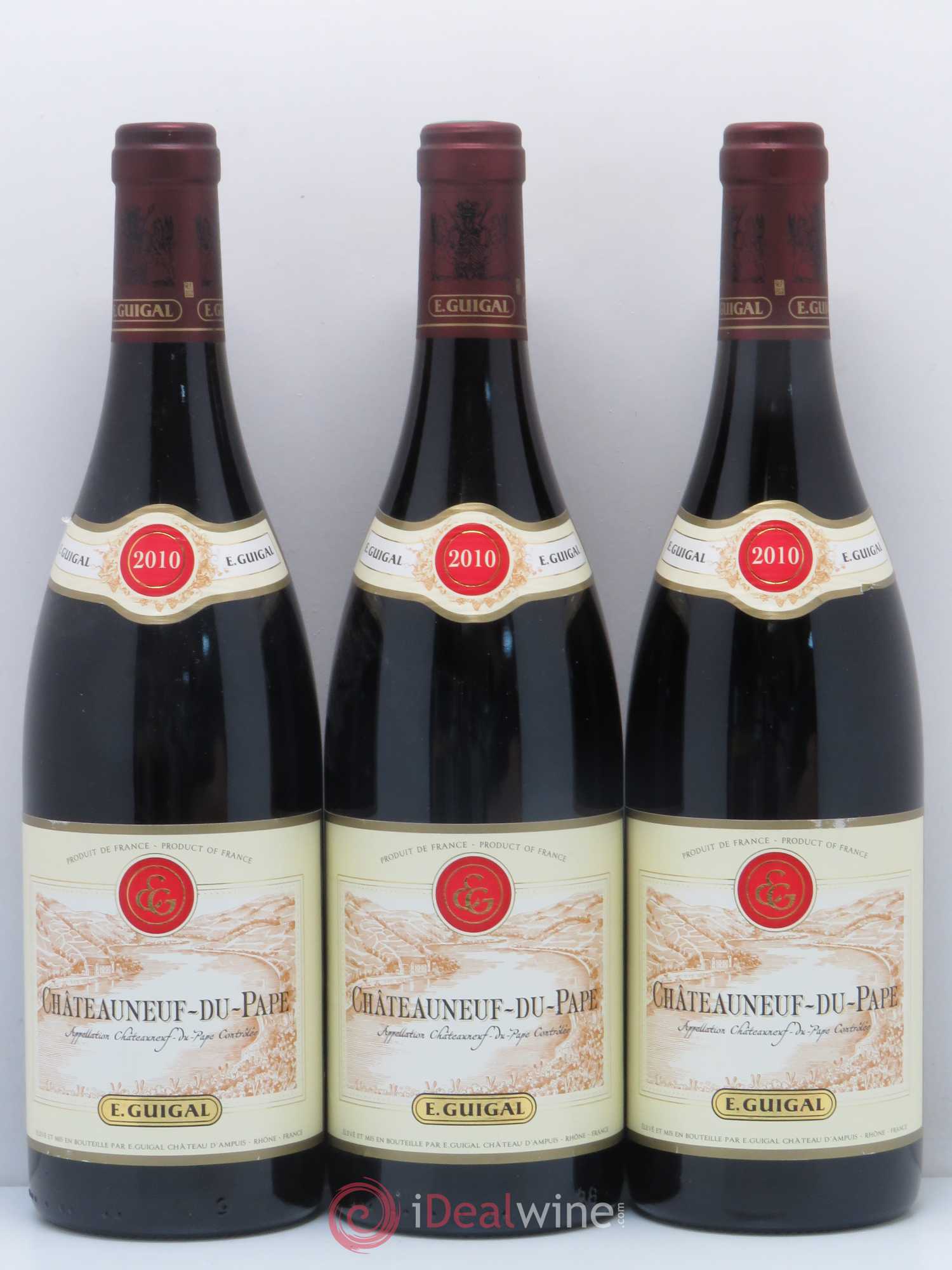 Châteauneuf-du-Pape Guigal 2010 - Lot de 3 bouteilles - 0