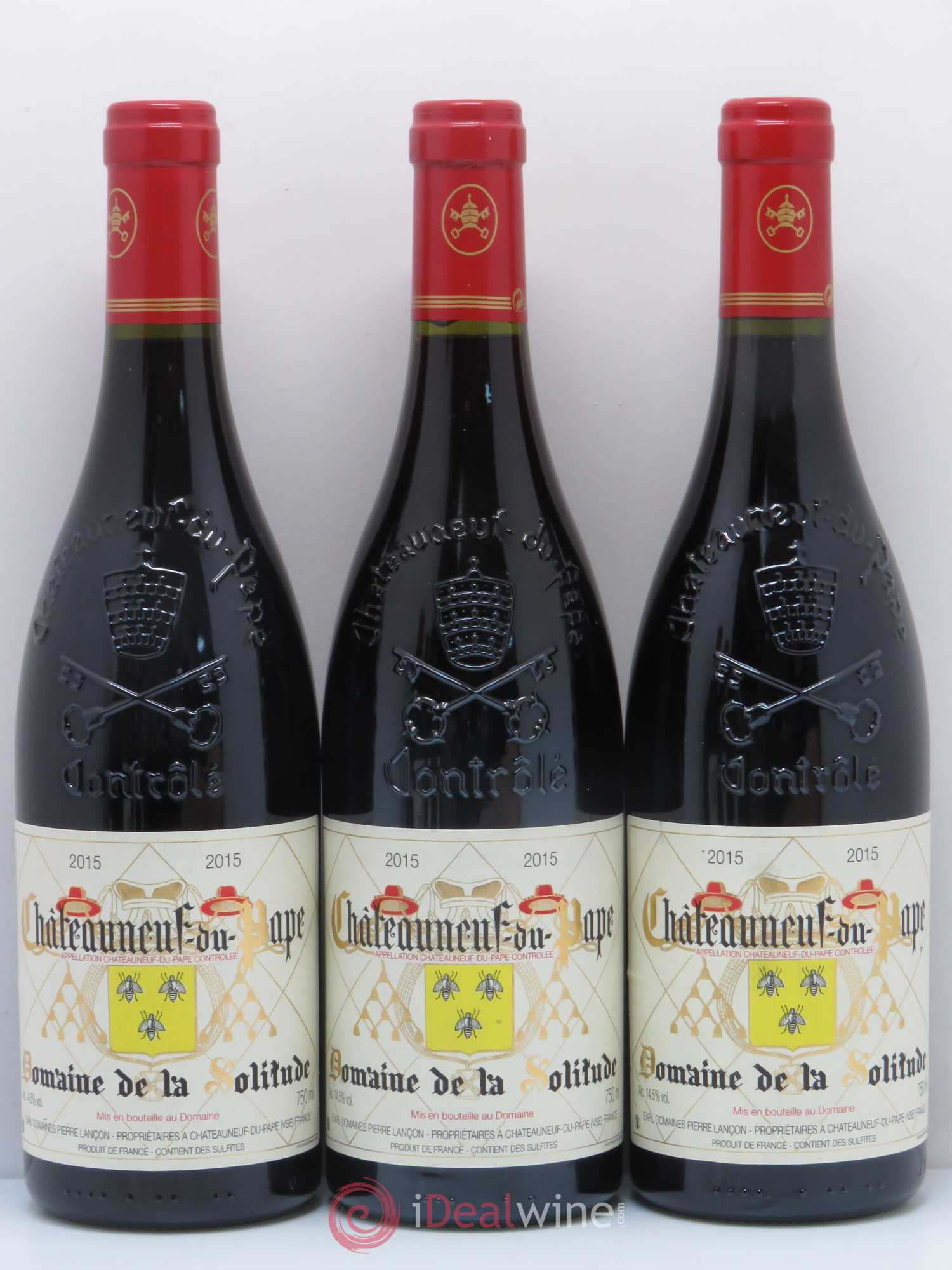 Châteauneuf-du-Pape Domaine de la solitude 2015 - Lot de 6 bouteilles - 1