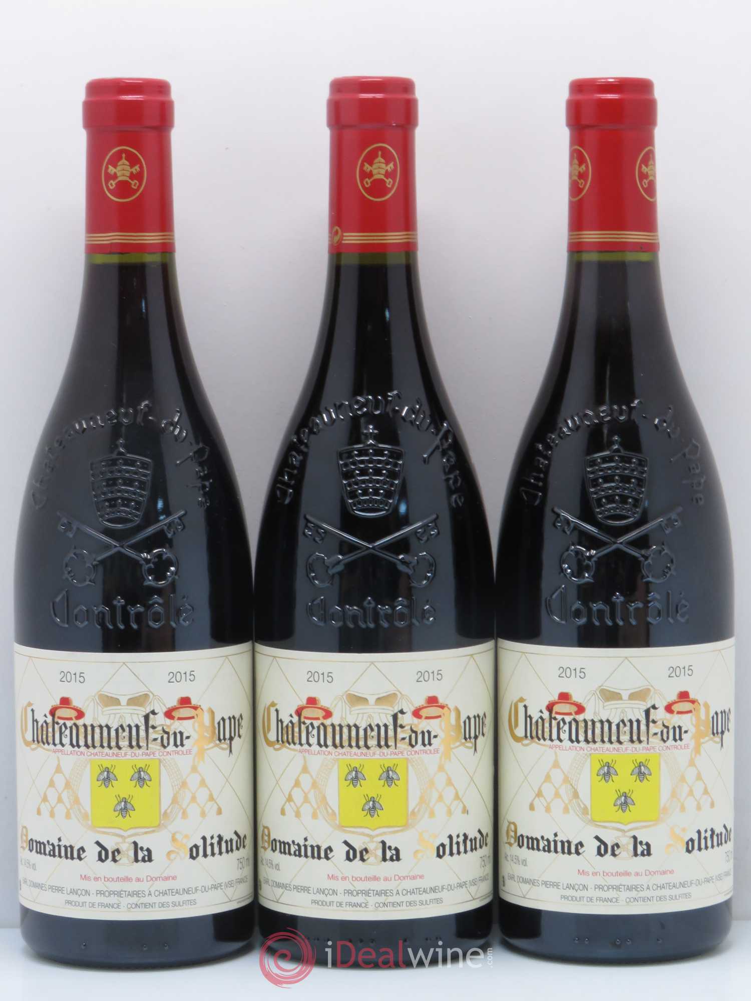 Châteauneuf-du-Pape Domaine de la solitude 2015 - Lot de 6 bouteilles - 2