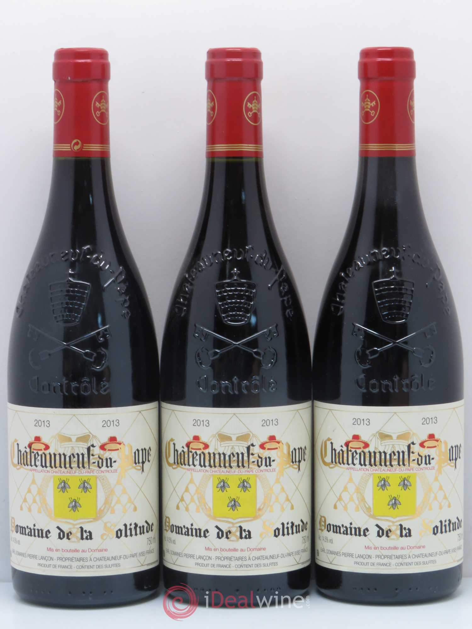 Châteauneuf-du-Pape Domaine de la solitude 2013 - Lot de 3 bouteilles - 0