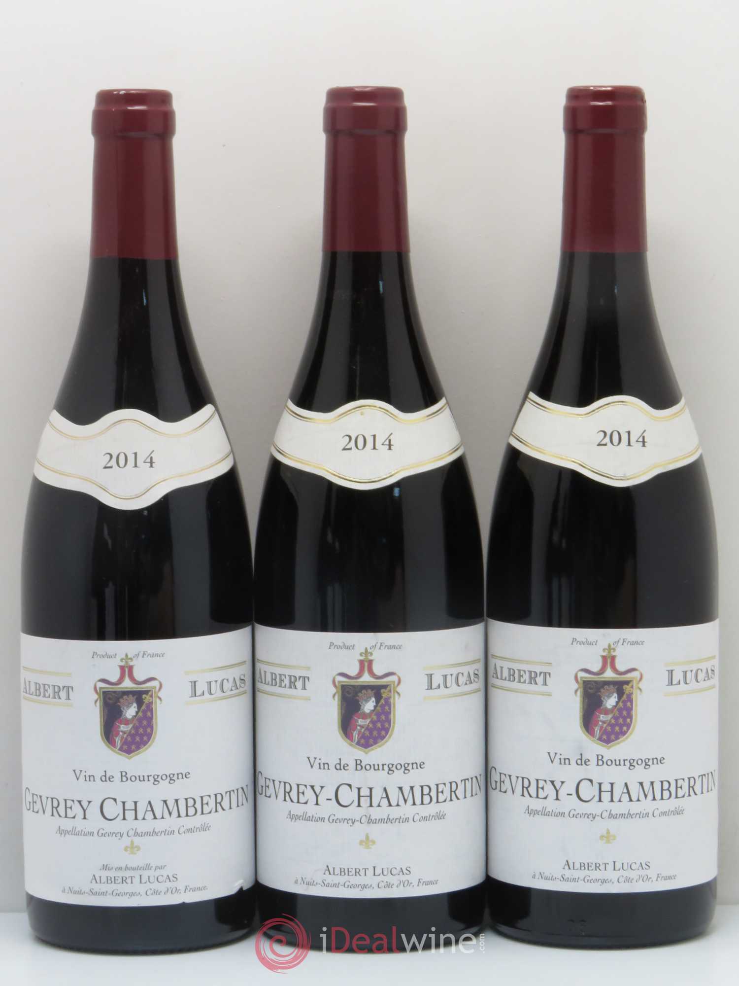 Gevrey-Chambertin Albert Lucas 2014 - Lot de 6 bouteilles - 1
