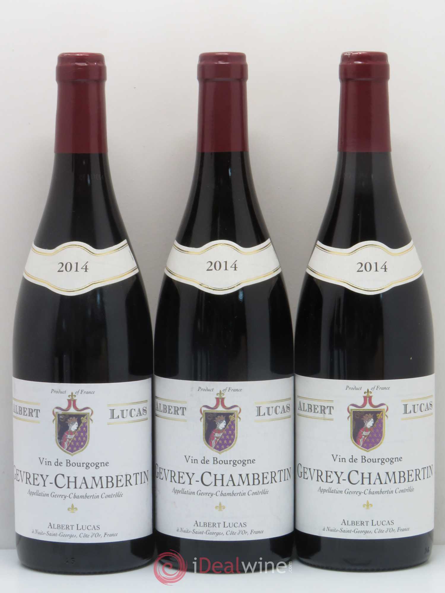 Gevrey-Chambertin Albert Lucas  2014 - Lot of 6 bottles - 1