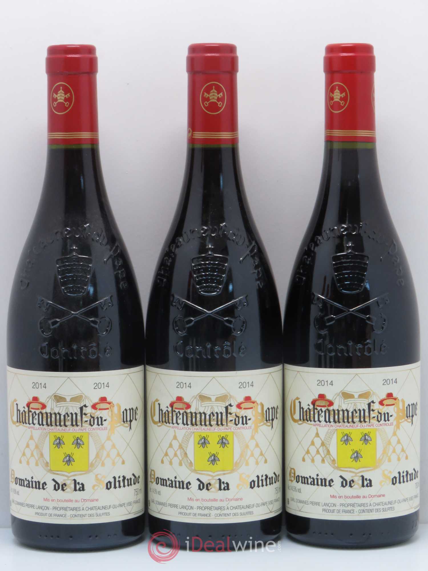 Domaine de la Solitude Chateauneuf du pape Domaine de la Solitude 2014 - Posten von 6 Flaschen - 1