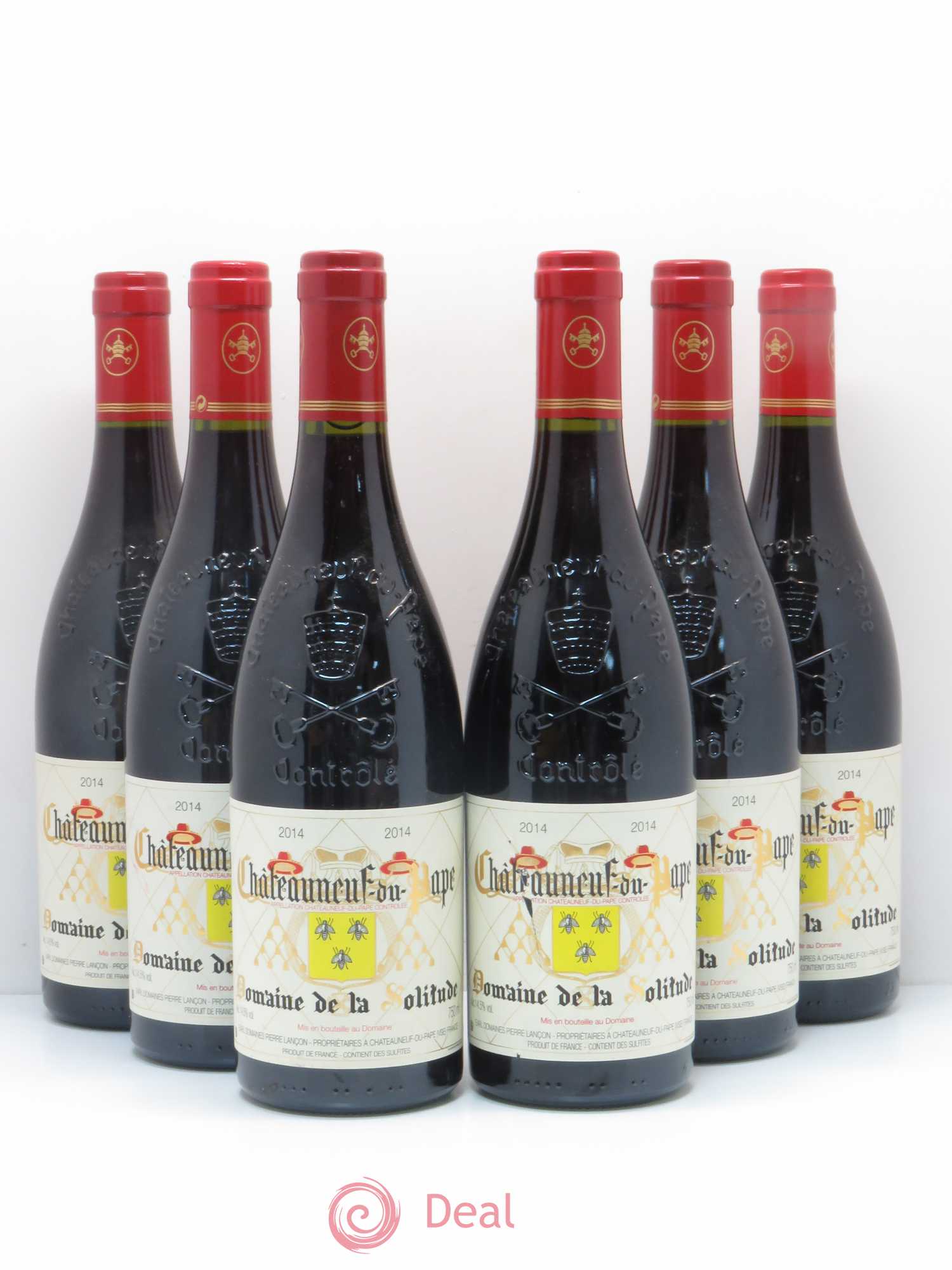Domaine de la Solitude Chateauneuf du pape Domaine de la Solitude 2014 - Posten von 6 Flaschen - 0