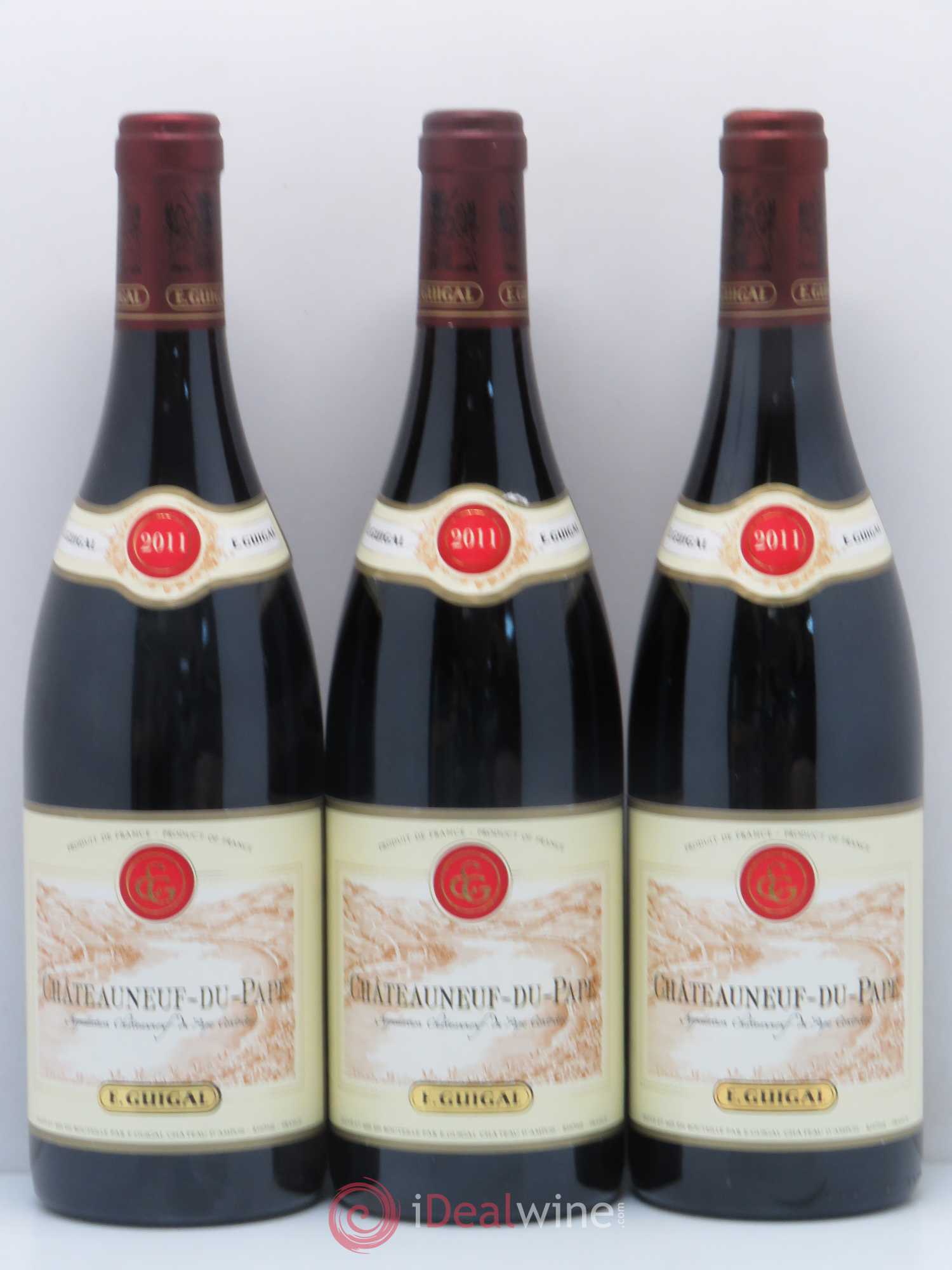 Châteauneuf-du-Pape Guigal 2011 - Lot de 3 bouteilles - 0