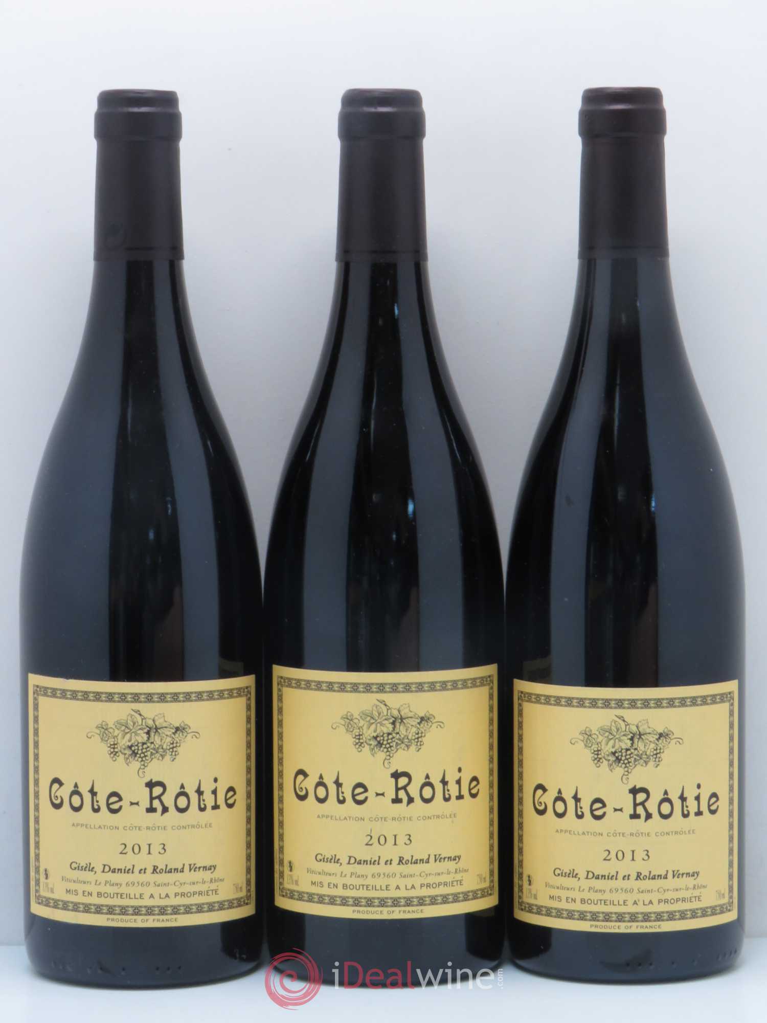 Côte-Rôtie Gisèle Vernay 2013 - Posten von 3 Flaschen - 0