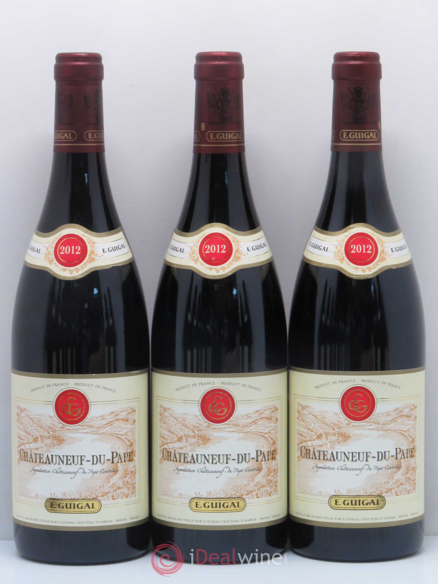 Châteauneuf-du-Pape Guigal 2012 - Lot de 12 bouteilles - 1