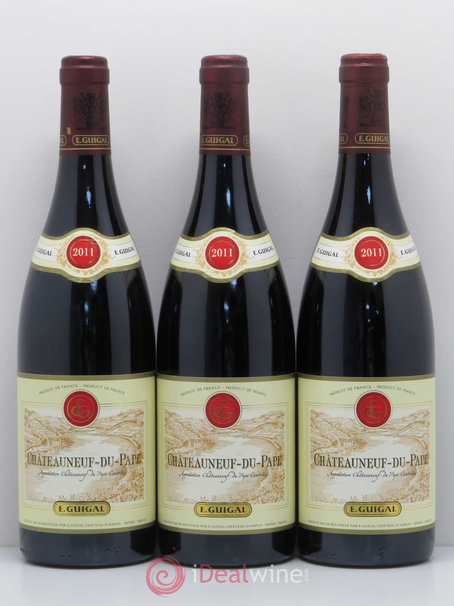 Châteauneuf-du-Pape Guigal 2011 - Lot de 3 bouteilles - 0