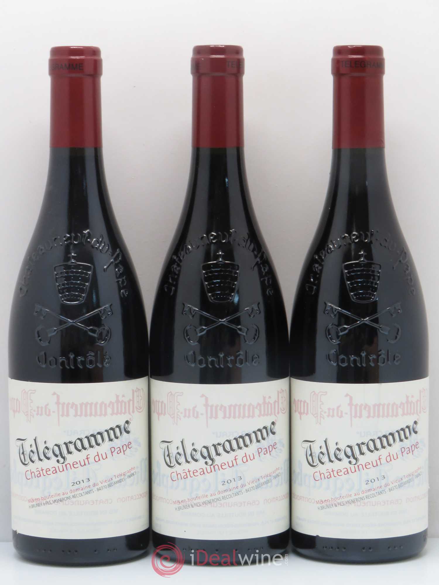 Châteauneuf-du-Pape Télégramme Vignobles Brunier 2013 - Lot de 6 bouteilles - 2