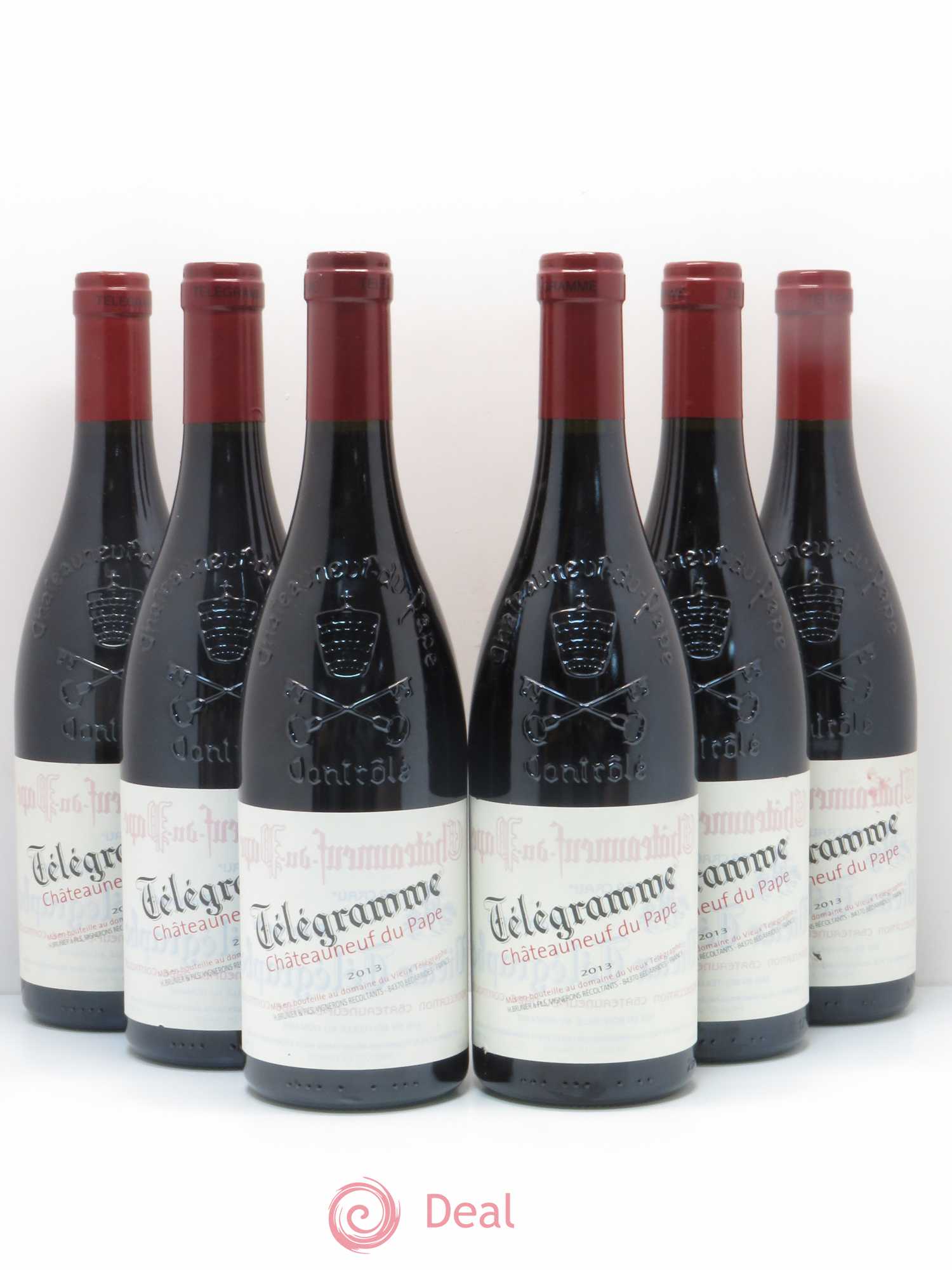 Châteauneuf-du-Pape Télégramme Vignobles Brunier 2013 - Lot de 6 bouteilles - 0