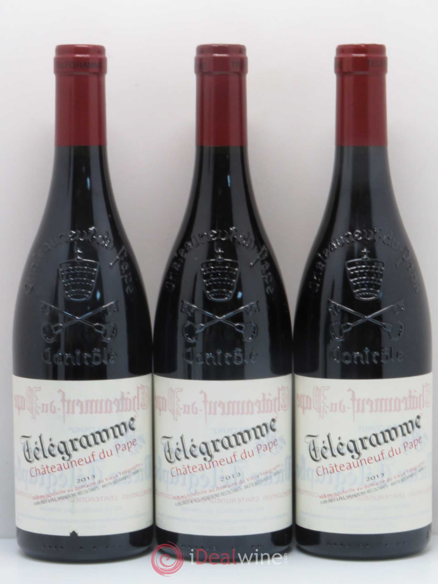 Châteauneuf-du-Pape Télégramme Vignobles Brunier 2013 - Lot de 6 bouteilles - 2