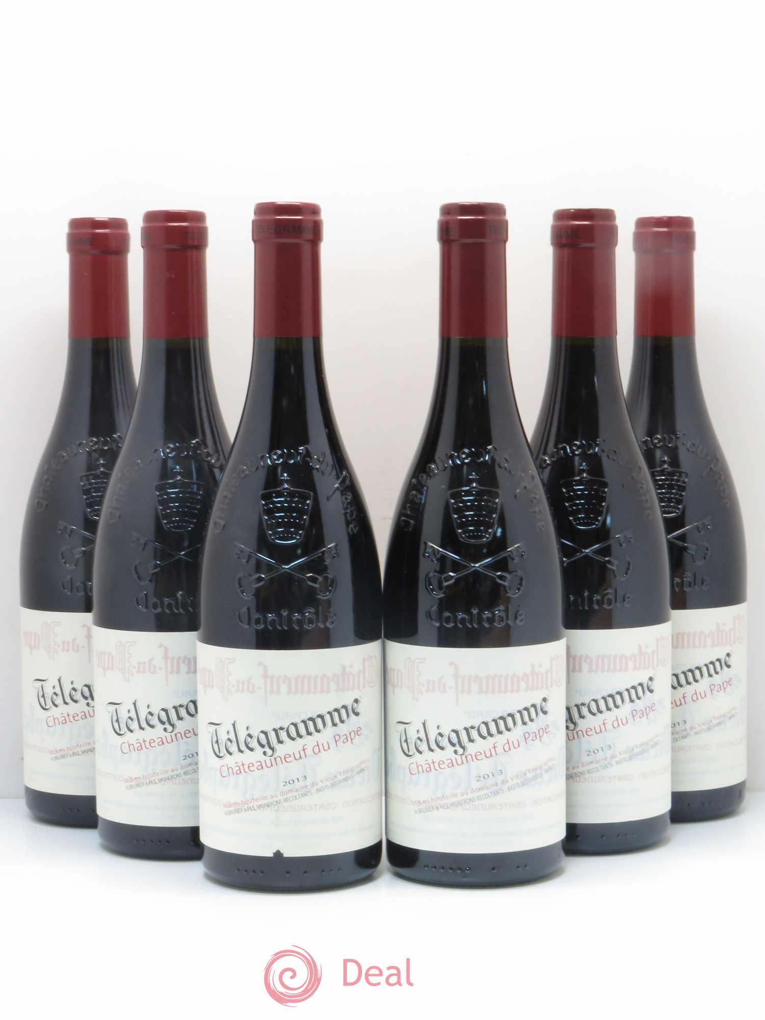 Châteauneuf-du-Pape Télégramme Vignobles Brunier 2013 - Lot de 6 bouteilles - 0
