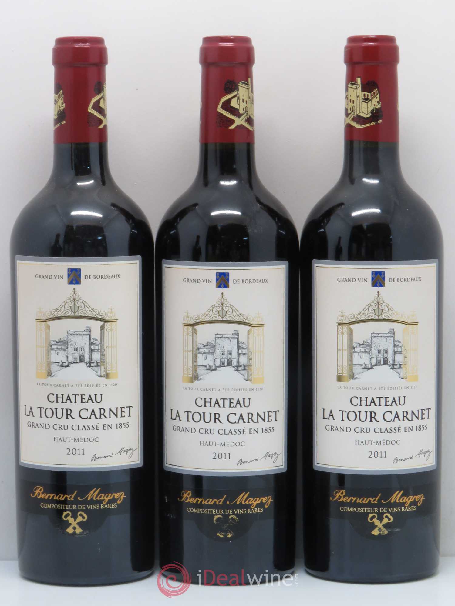 Château la Tour Carnet 4ème Grand Cru Classé 2011 - Lot de 6 bouteilles - 2