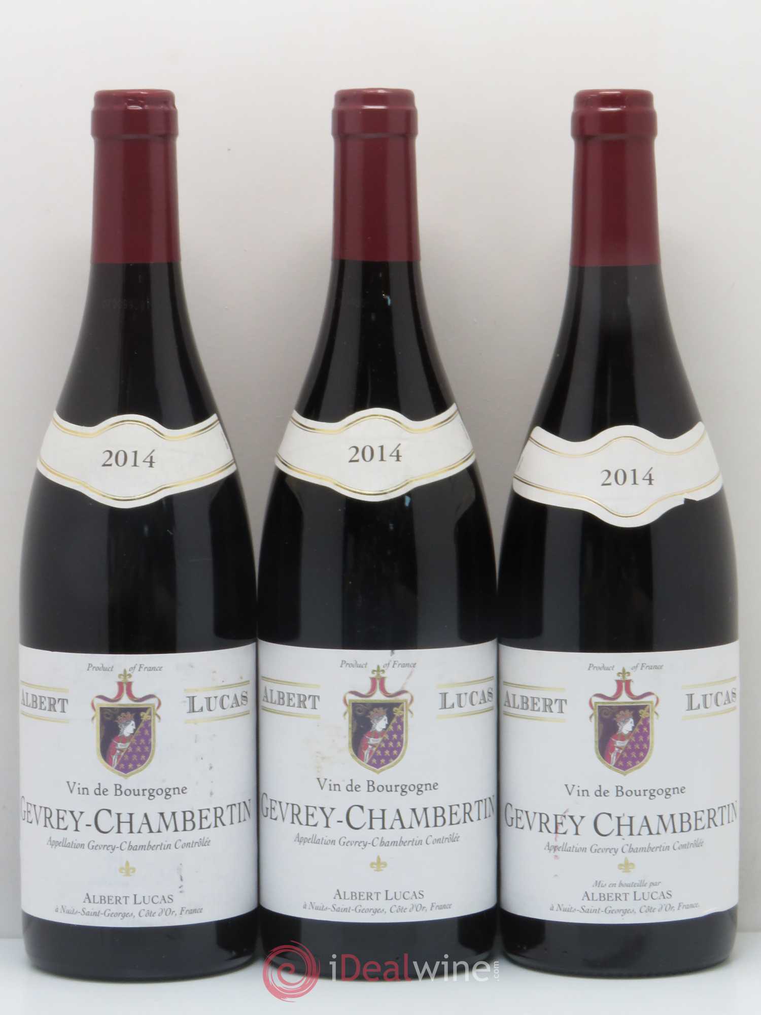 Gevrey-Chambertin Albert Lucas 2014 - Posten von 3 Flaschen - 0