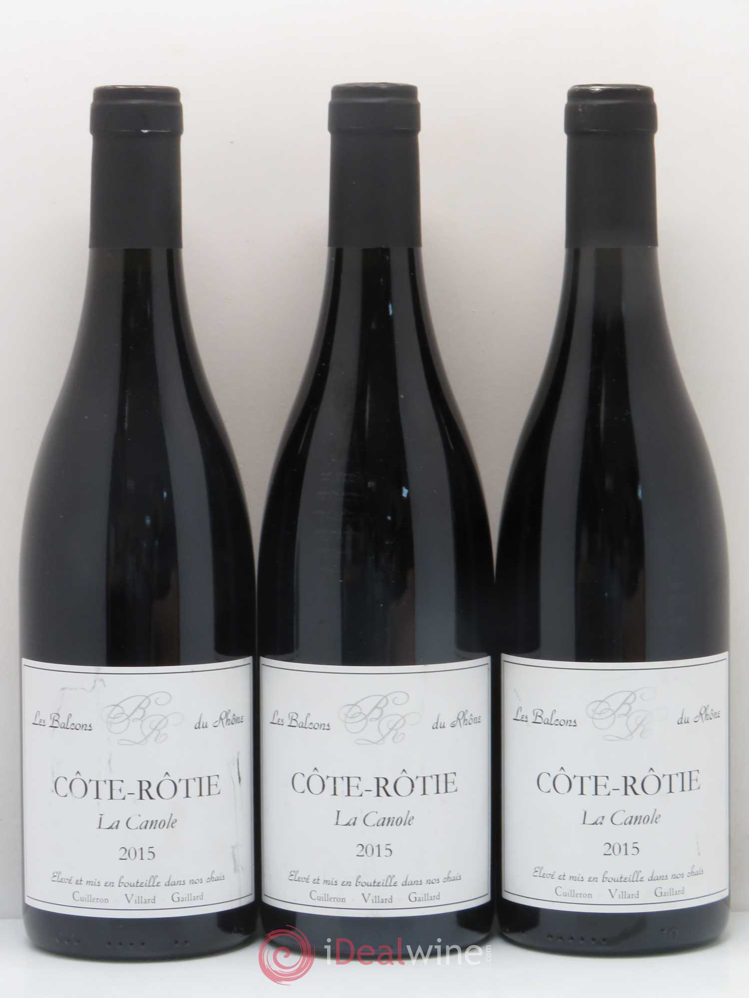 Côte-Rôtie La Canole les balcons du Rhône 2015 - Posten von 3 Flaschen - 0