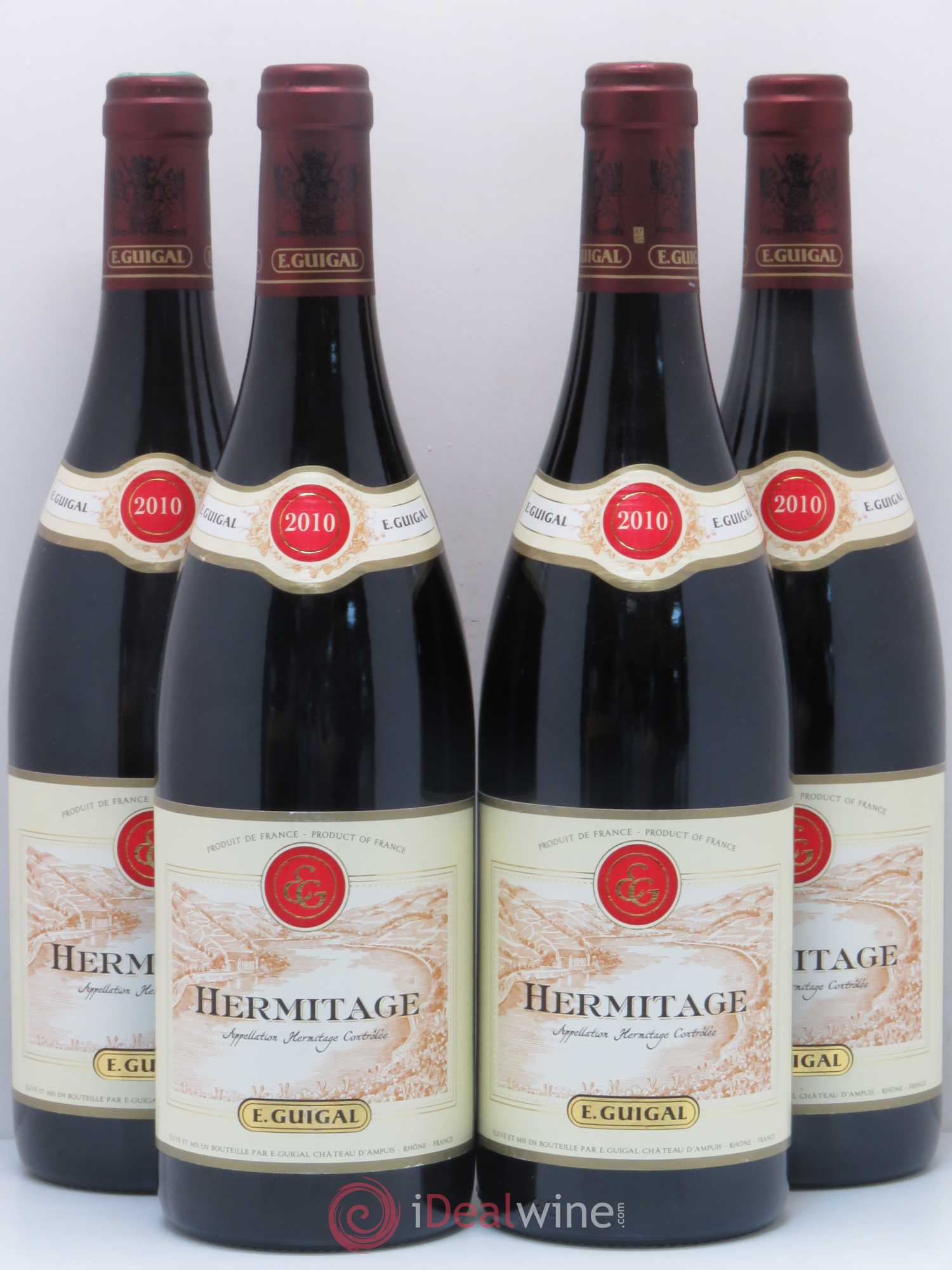 Hermitage Guigal 2010 - Lot de 4 bouteilles - 0