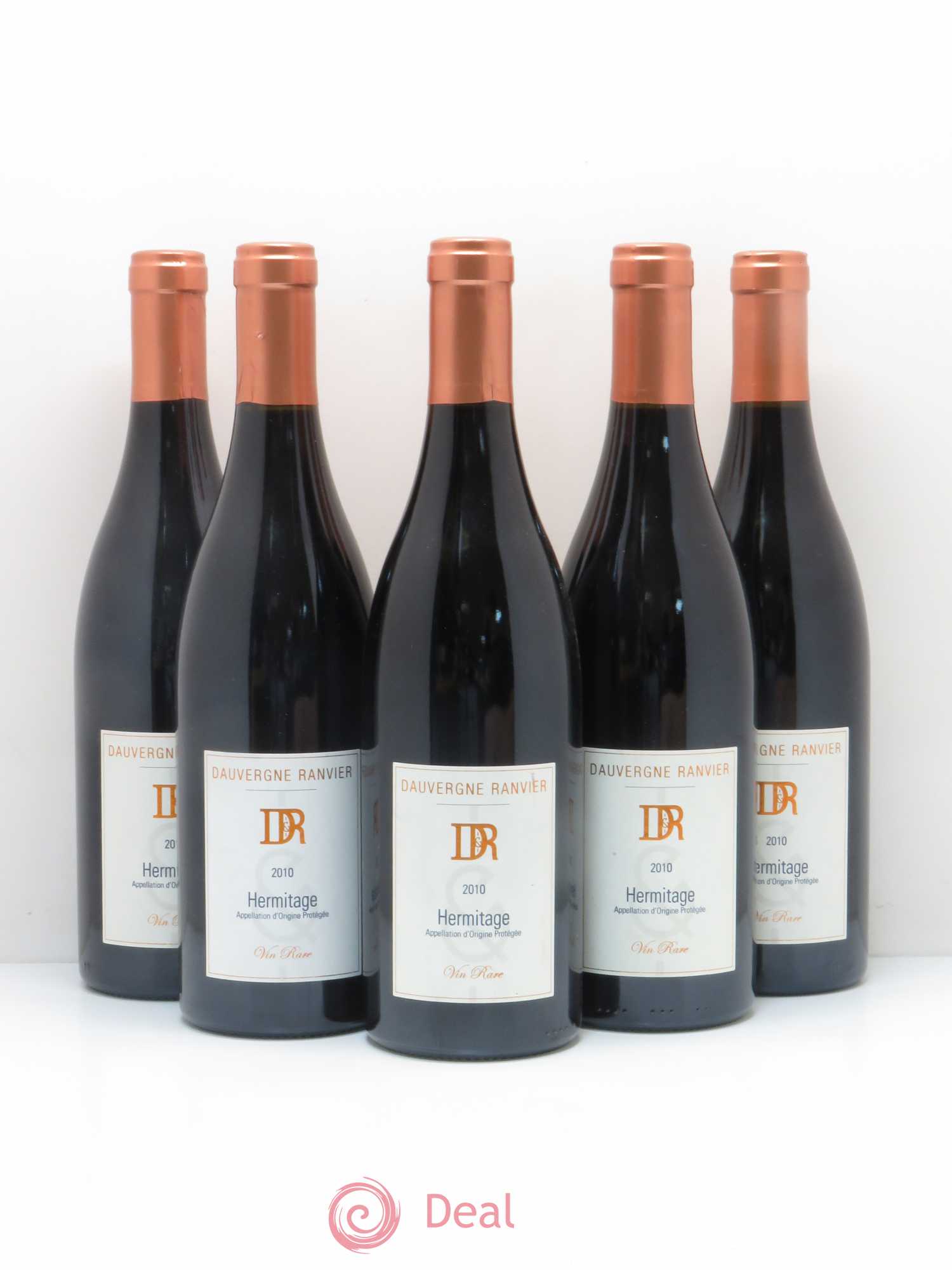 Hermitage Dauvergne Ranvier 2010 - Lot de 5 bouteilles - 0