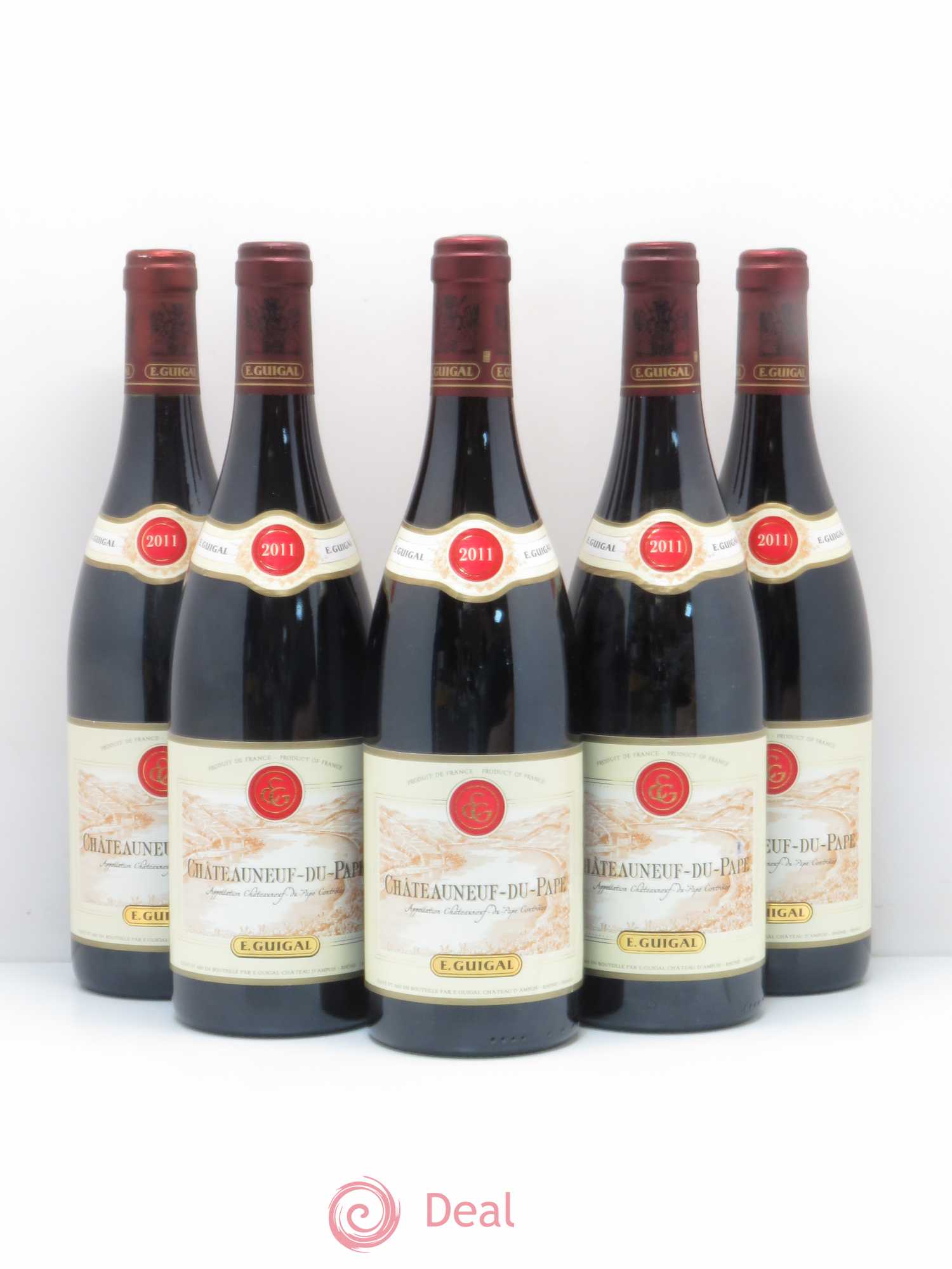 Châteauneuf-du-Pape Guigal 2011 - Lot de 5 bouteilles - 0
