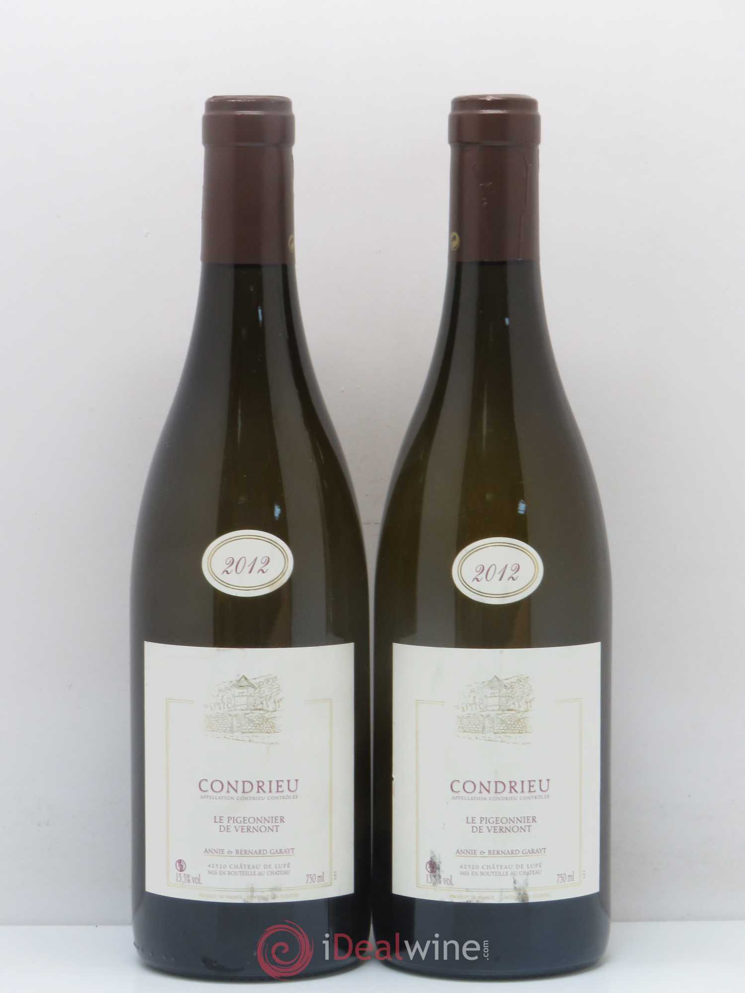 Condrieu Le Pigeonnier De Vernont Garayt 2012 - Posten von 2 Flaschen - 0
