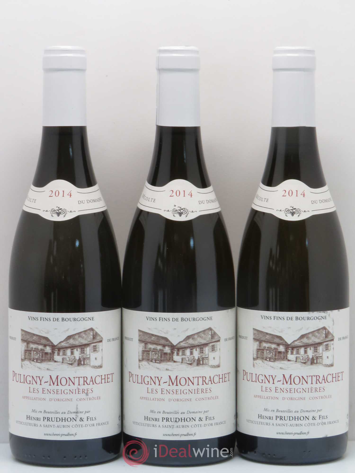 Puligny-Montrachet Les Enseignères Henri Prudhon et Fils 2014 - Posten von 6 Flaschen - 1