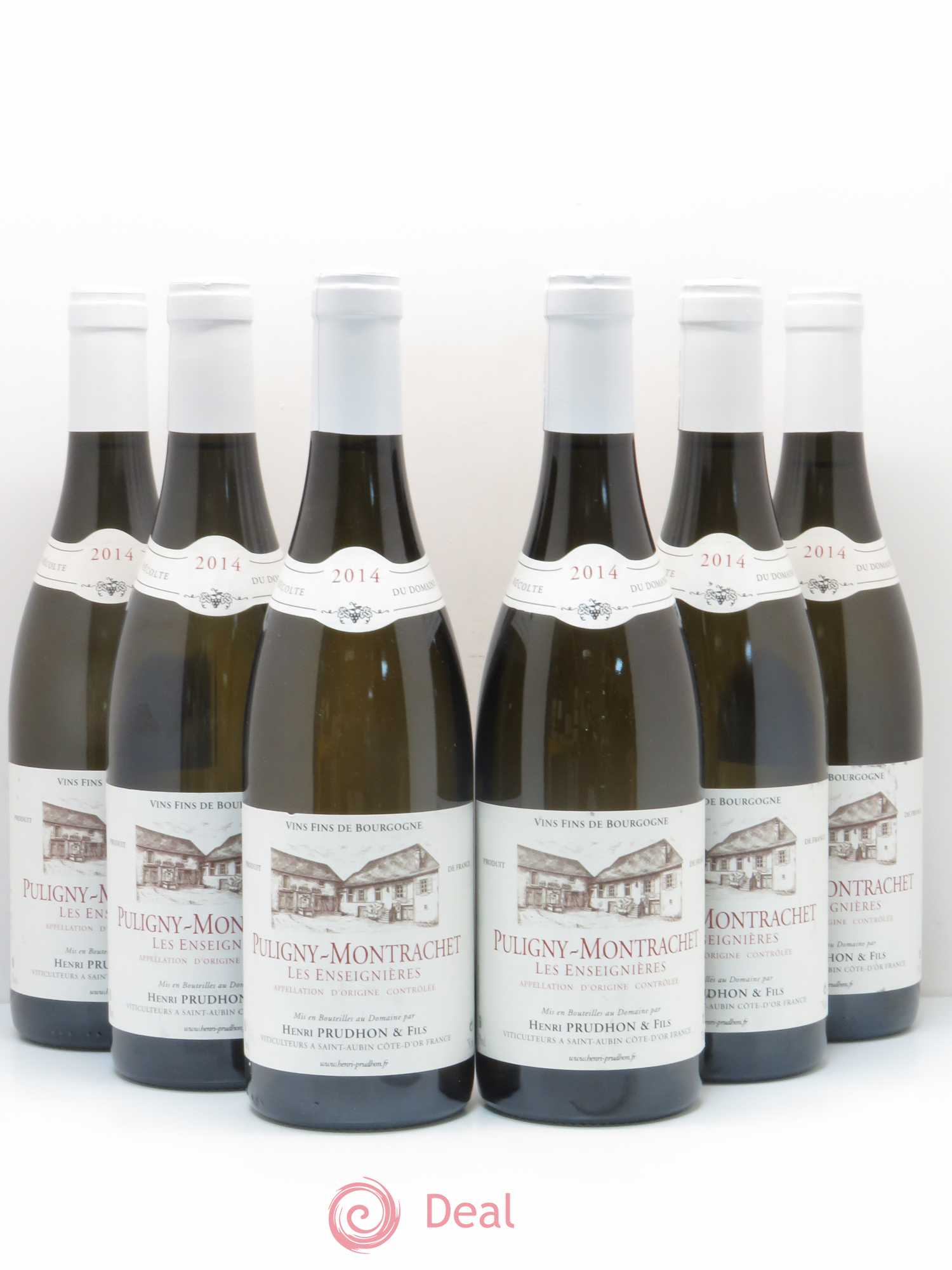 Puligny-Montrachet Les Enseignères Henri Prudhon et Fils 2014 - Posten von 6 Flaschen - 0