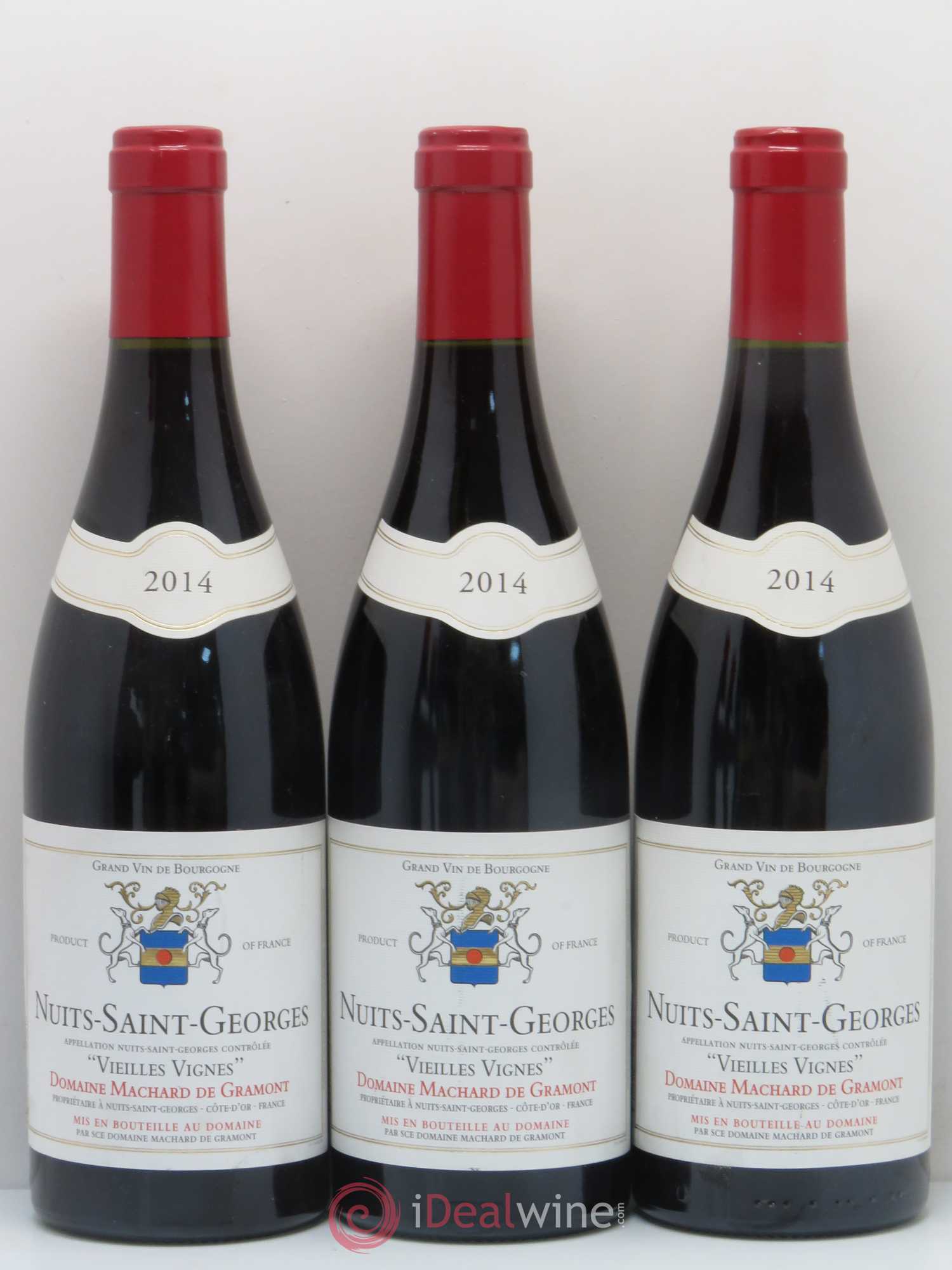 Nuits-Saint-Georges Vieilles Vignes Domaine Machard De Gramont 2014 - Lot of 5 bottles - 1