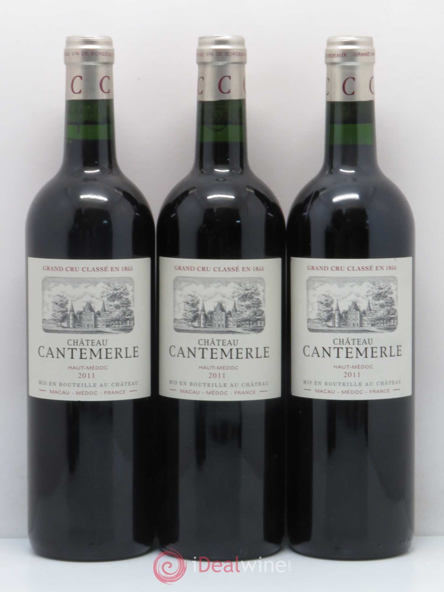 Château Cantemerle 5ème Grand Cru Classé 2011 - Lotto di 5 bottiglie - 1