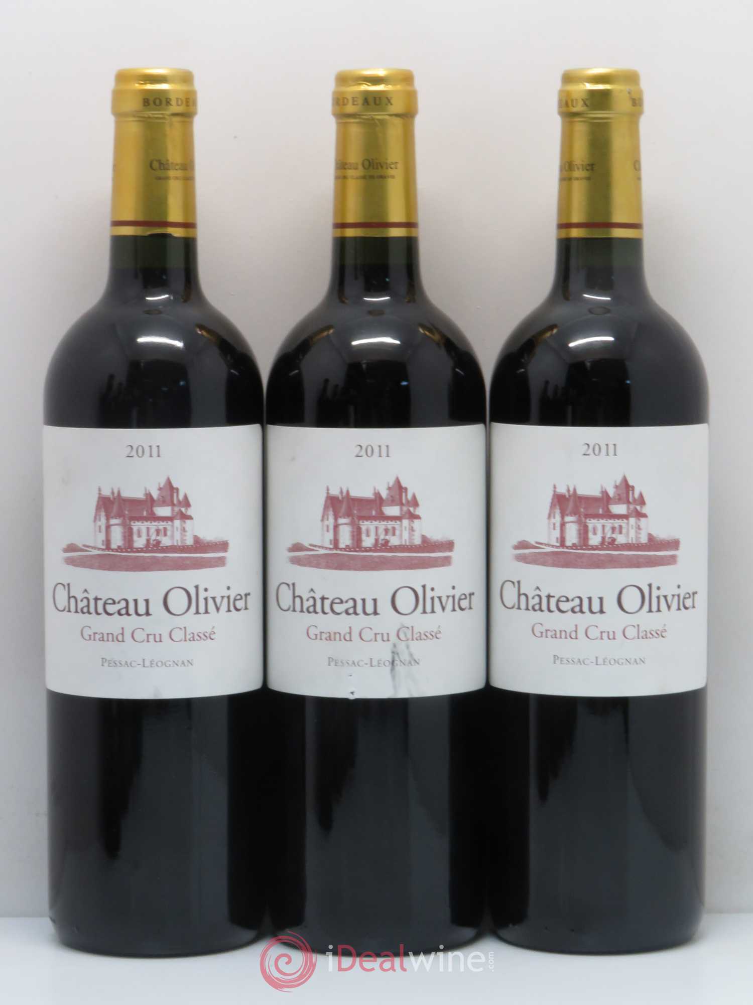 Château Olivier Cru Classé de Graves 2011 - Lot de 5 bouteilles - 1